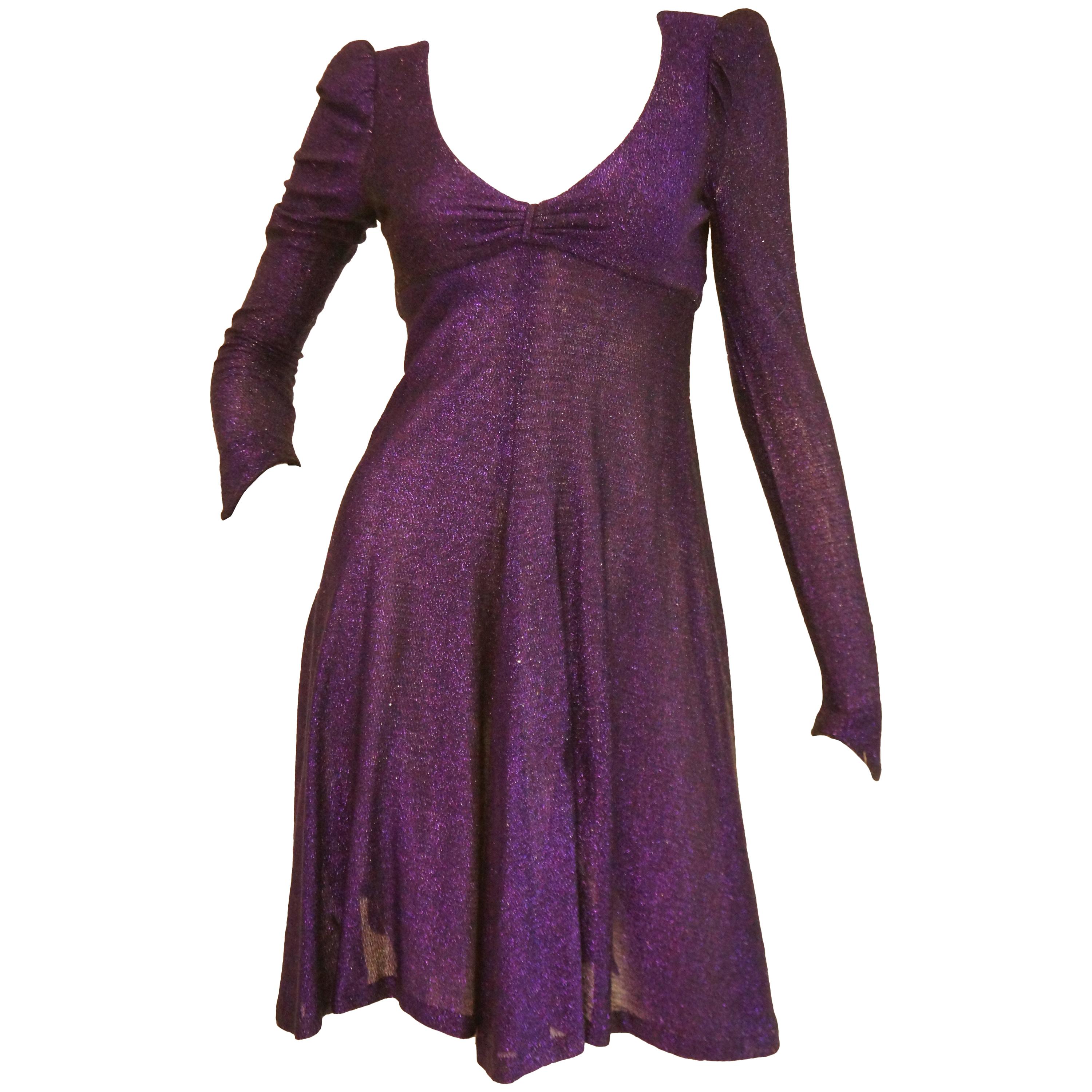 biba purple dress
