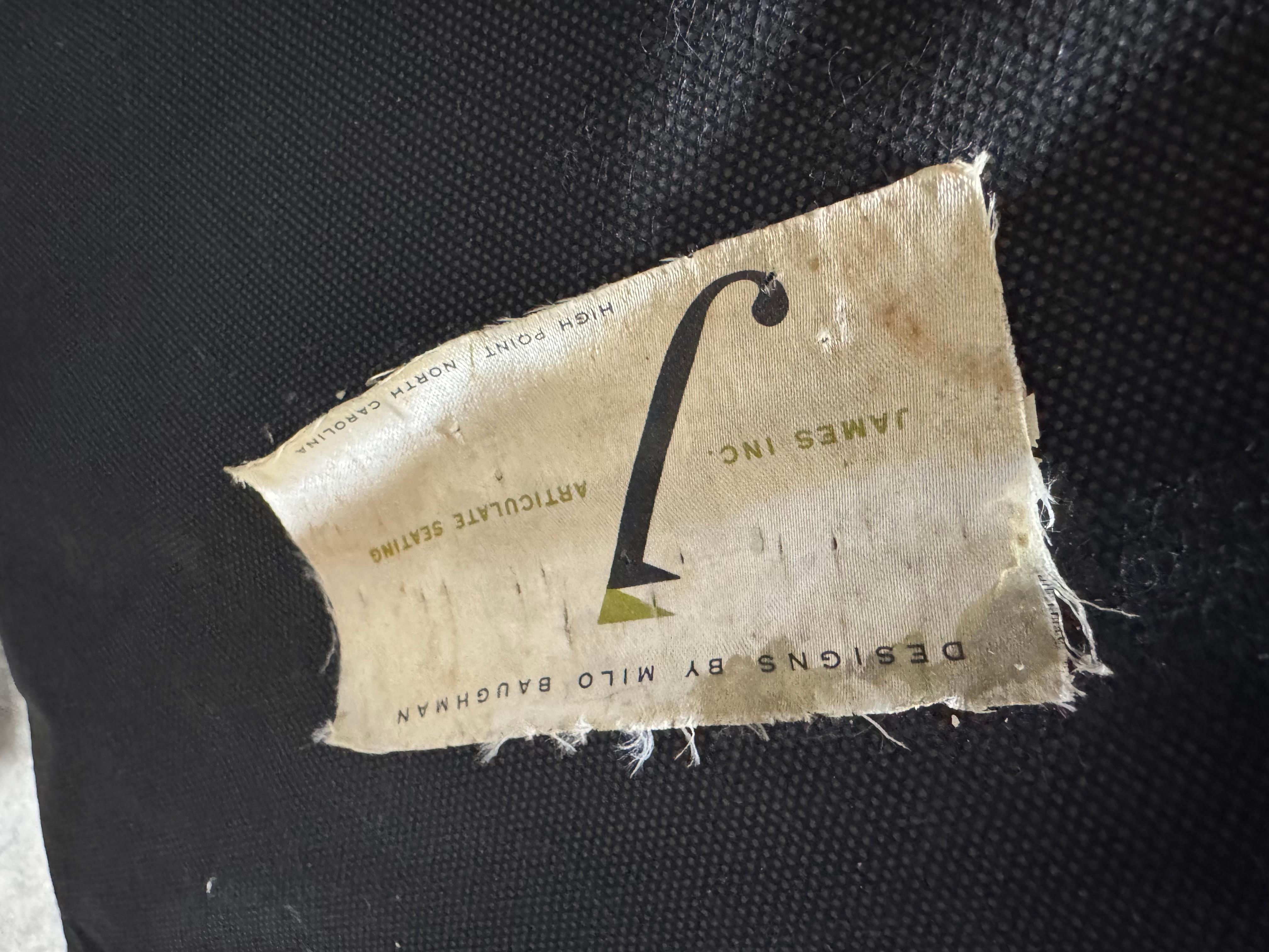 Sillas reclinables clásicas cromadas de los años 70 de Milo Baughman en venta 3