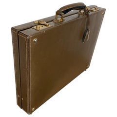 Classic 1970er Gucci Leder Aktentasche, Made in Italy