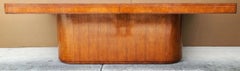 Classic 1980s Expansive Ralph Lauren Walnut Dining Table with Extension