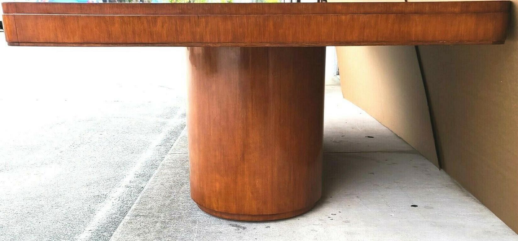 Mid-Century Modern Classic 1980s Expansive Ralph Lauren Walnut Dining Table with Extension