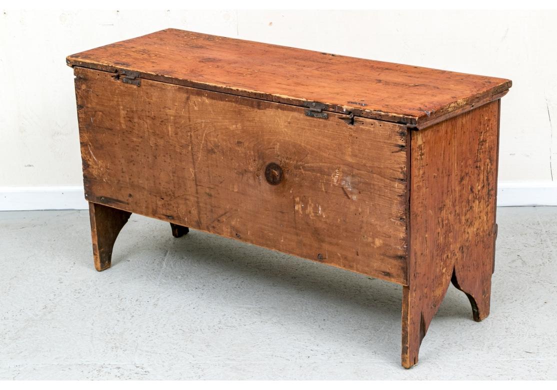 Classic 19th. C. American Six Board Blanket Chest 5