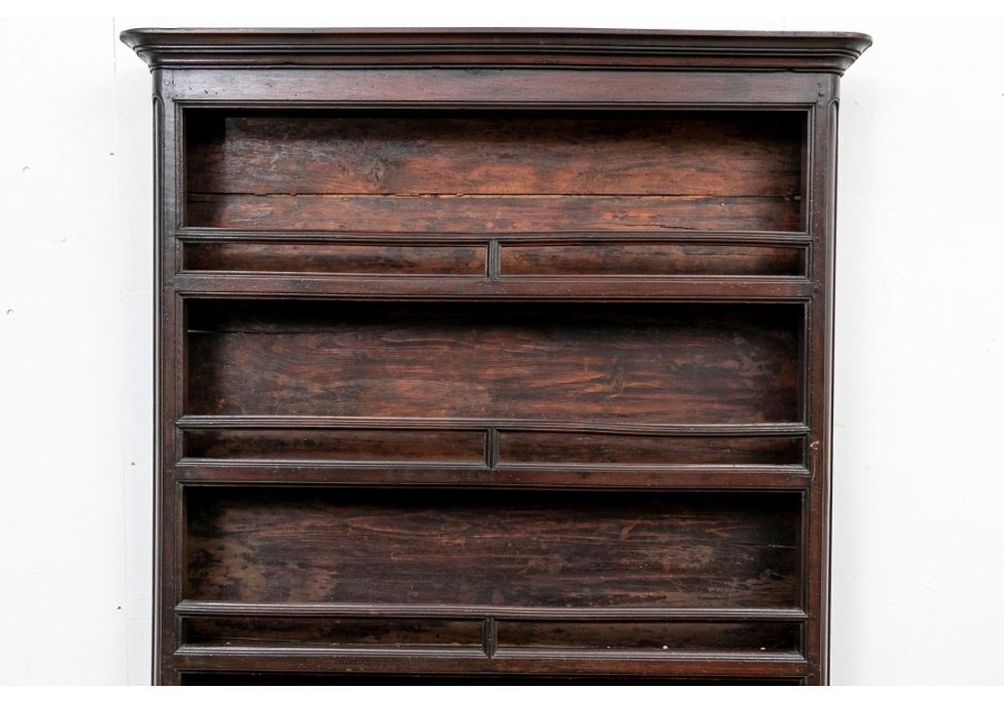 Stained Classic 19th C. Country French Hutch For Sale