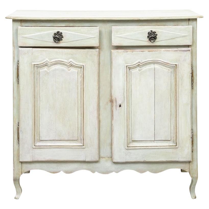 Classic 19th Century Country French Paint Decorated Cabinet