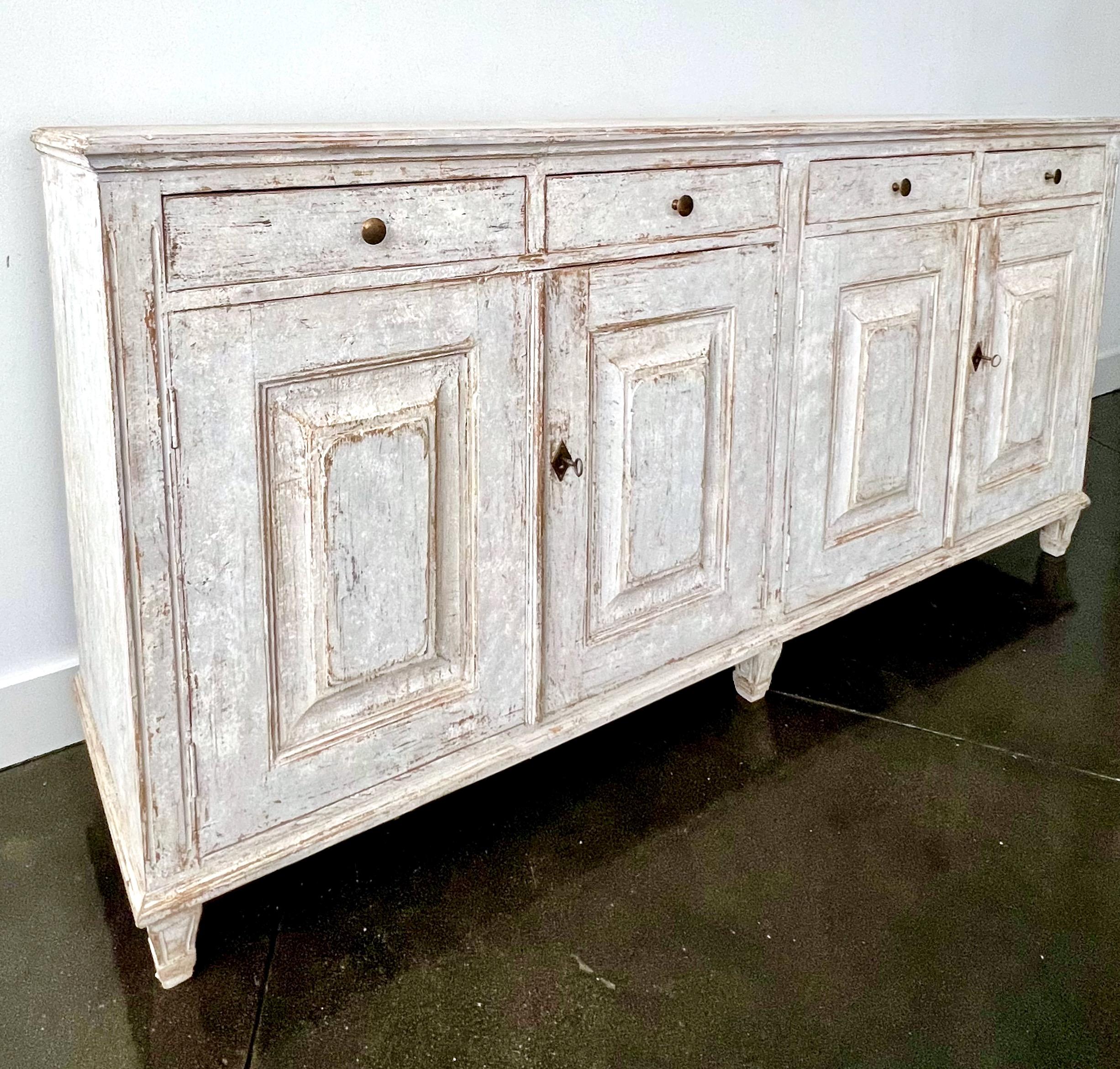 19th Century Classic 19th century Swedish Long Sideboard