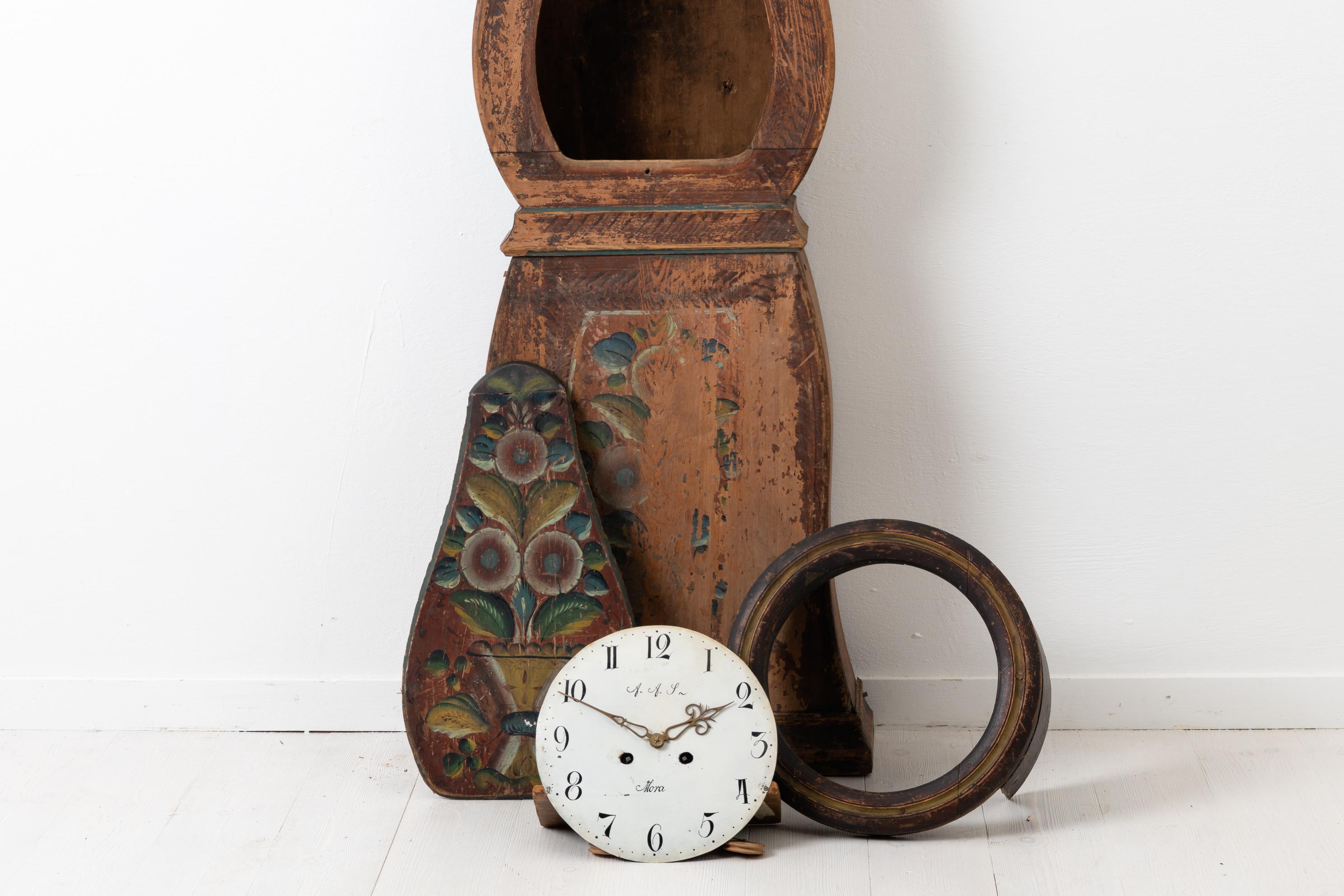Hand-Crafted Classic 19th Century Swedish Mora Clock