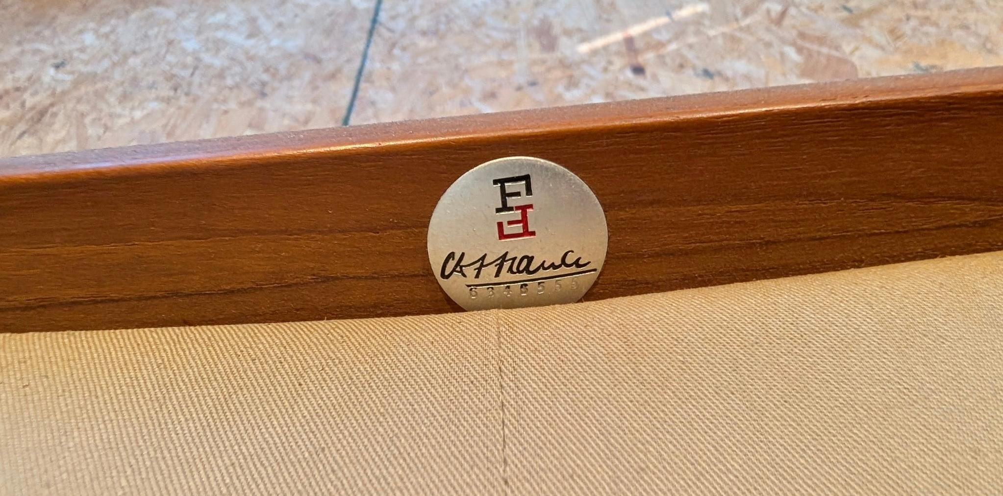 Divano classico a 3 posti in teak di Grete Jalk per France and Son / Danimarca in vendita 3