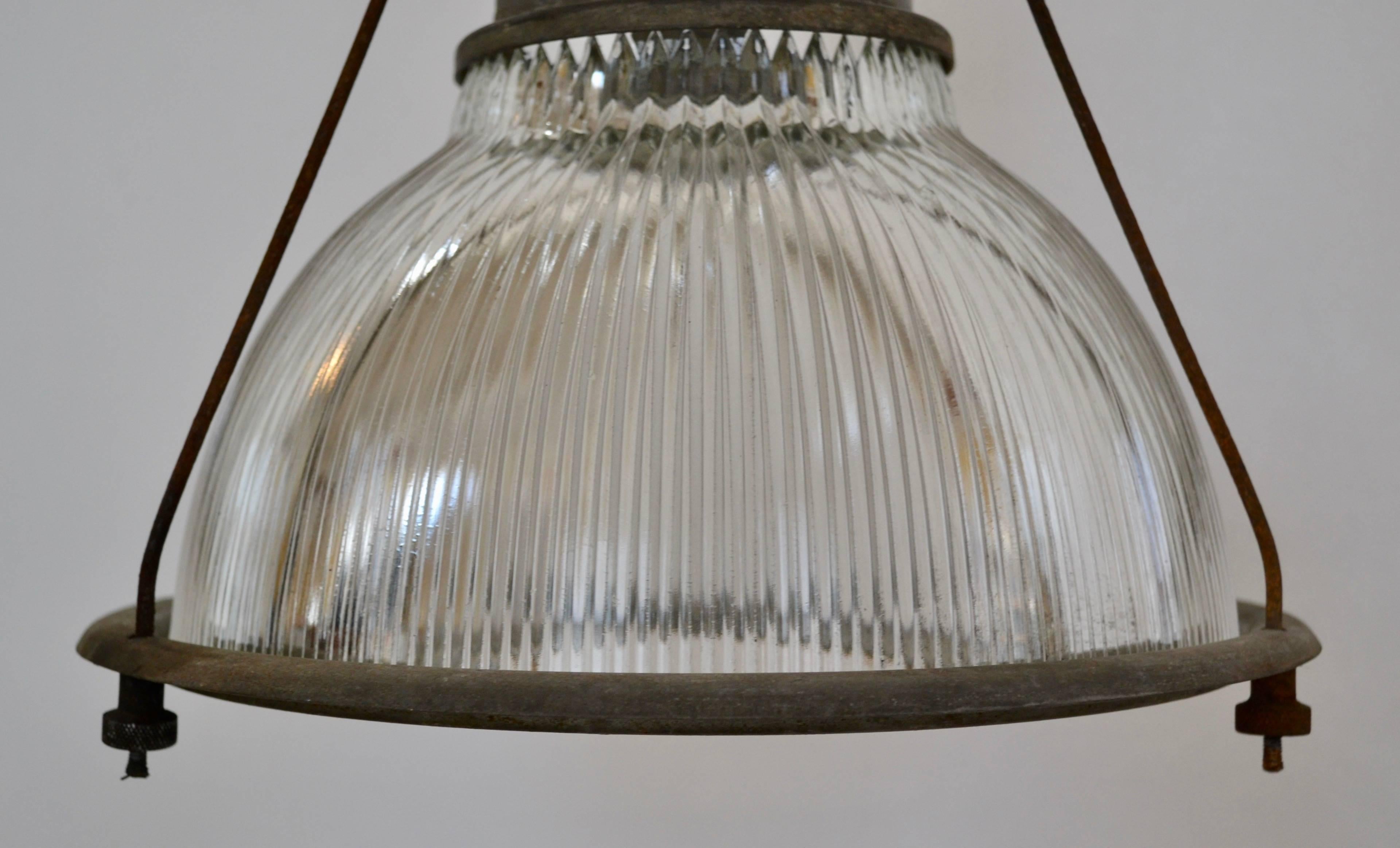 Steel Classic Three-Wire Holophane Factory Light