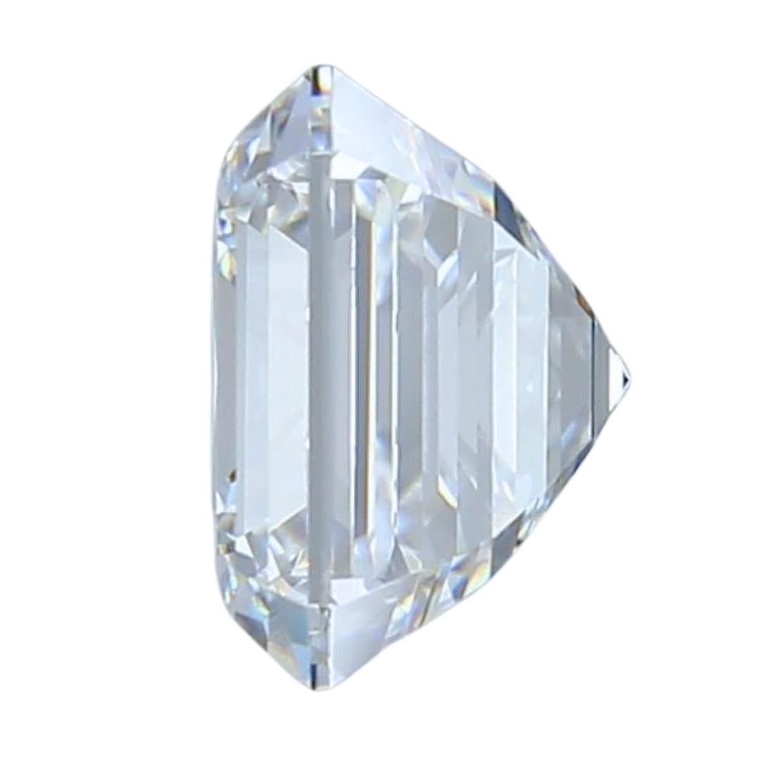 Classic 3.01ct Ideal Cut Square-Shaped Diamond - GIA Certified In New Condition For Sale In רמת גן, IL