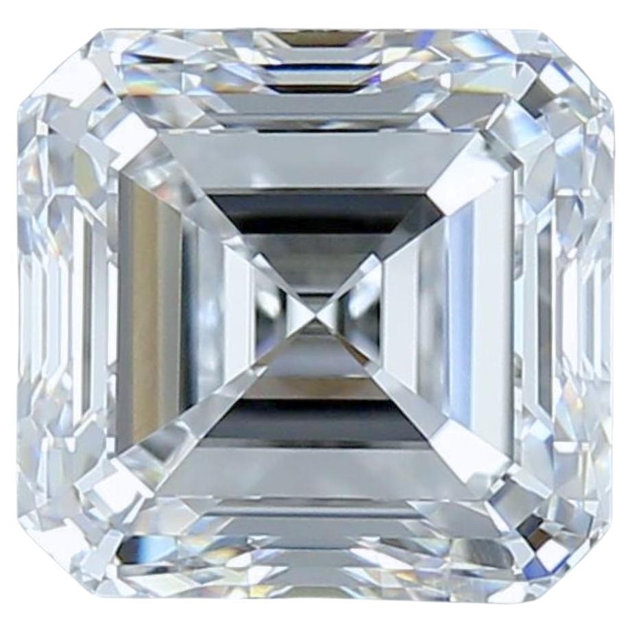 Classic 3.01ct Ideal Cut Square-Shaped Diamond - GIA Certified For Sale