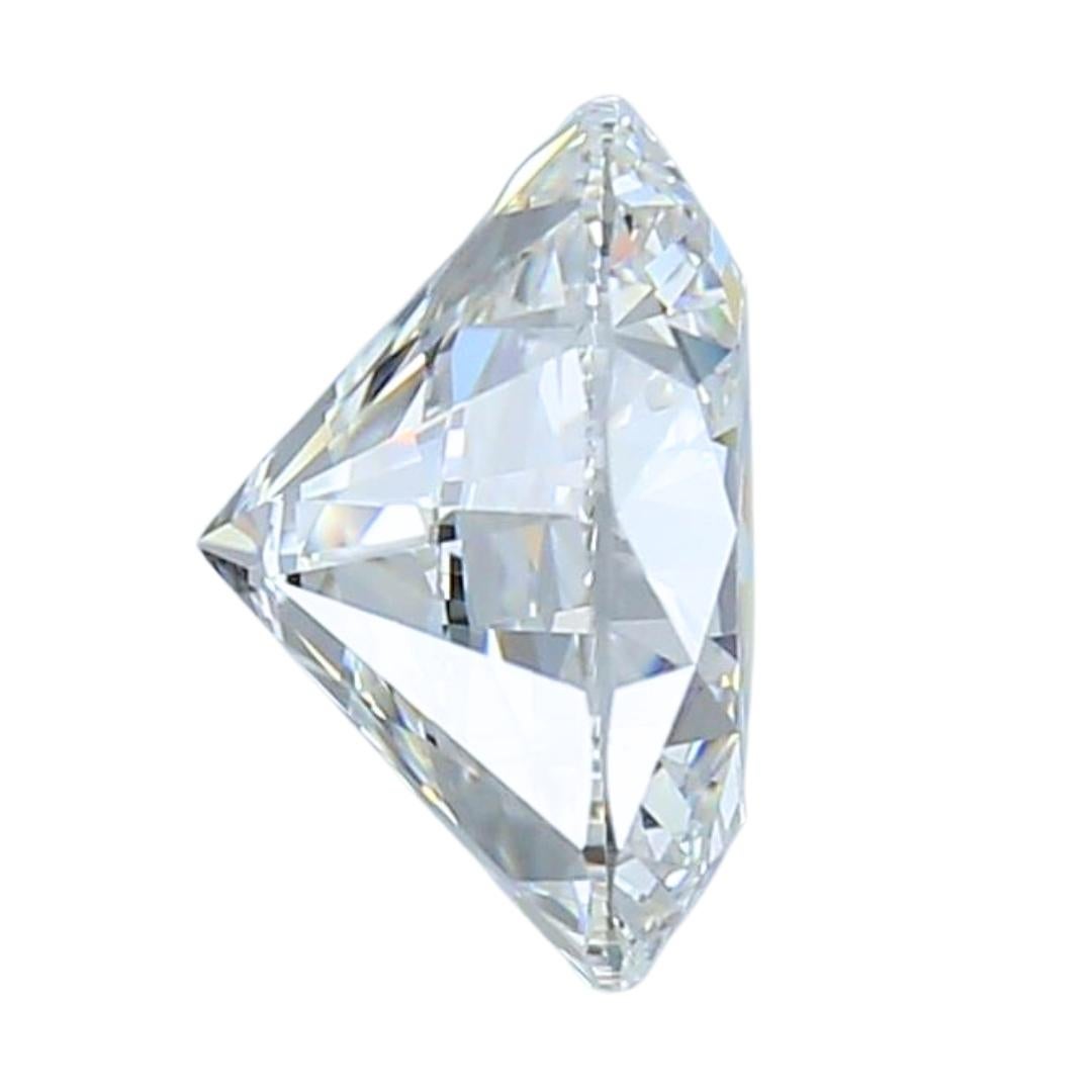 Round Cut Classic 3.01ct Triple Excellent Ideal Cut Round-Shaped Diamond - GIA Certified