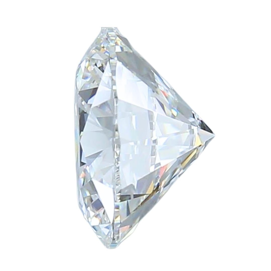 Classic 3.01ct Triple Excellent Ideal Cut Round-Shaped Diamond - GIA Certified In New Condition In רמת גן, IL