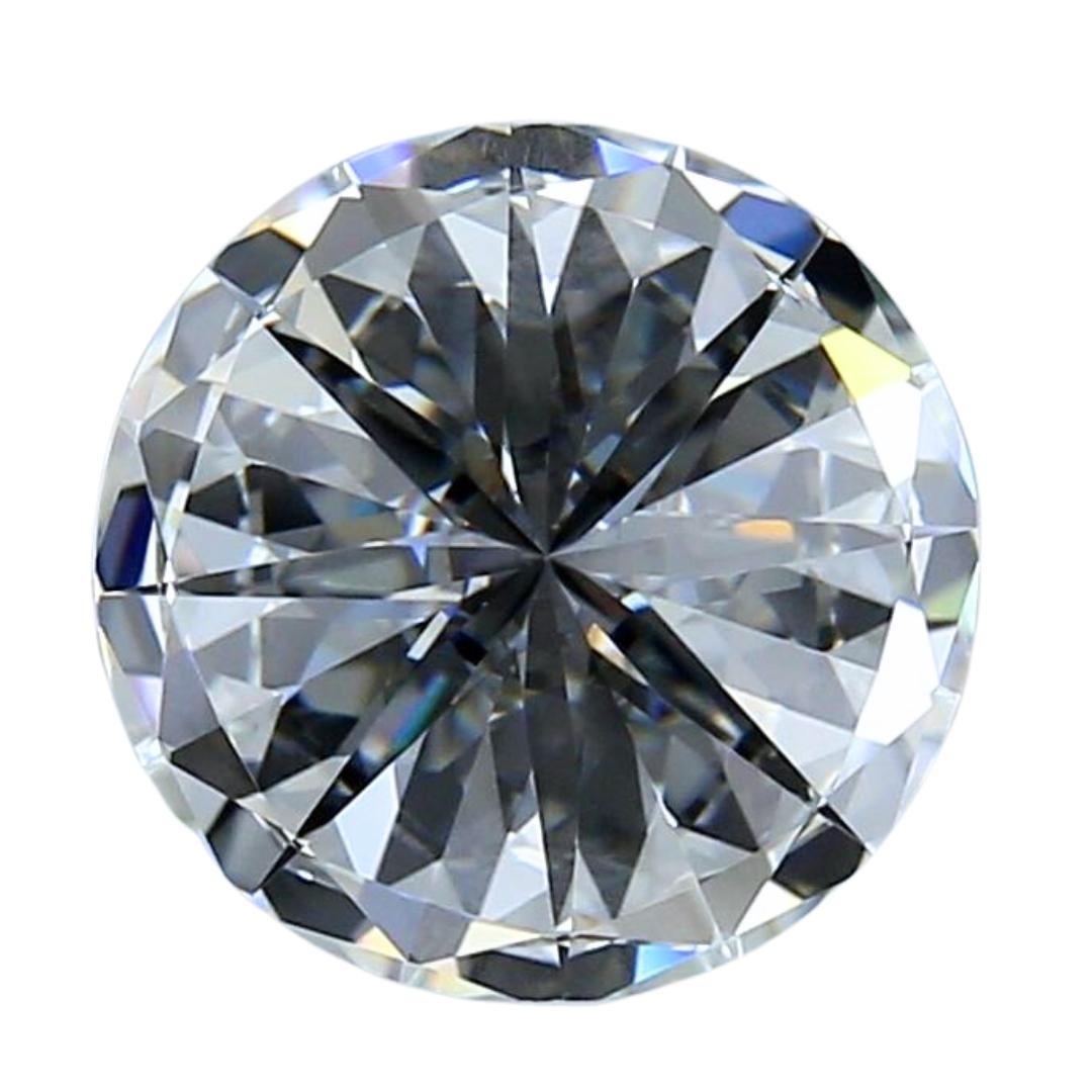 Women's Classic 3.01ct Triple Excellent Ideal Cut Round-Shaped Diamond - GIA Certified