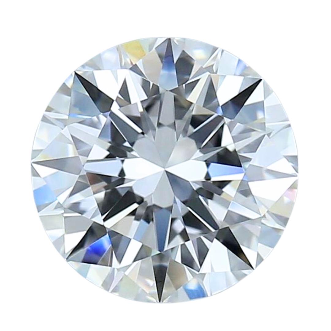 Classic 3.01ct Triple Excellent Ideal Cut Round-Shaped Diamond - GIA Certified 2
