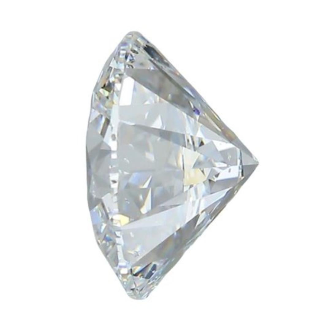 Round Cut Classic 4.06ct Triple Excellent Ideal Cut Round Diamond - GIA Certified For Sale