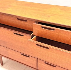 Classic 8 Drawer Teak Dresser / Denmark by Ib Kofod-Larsen