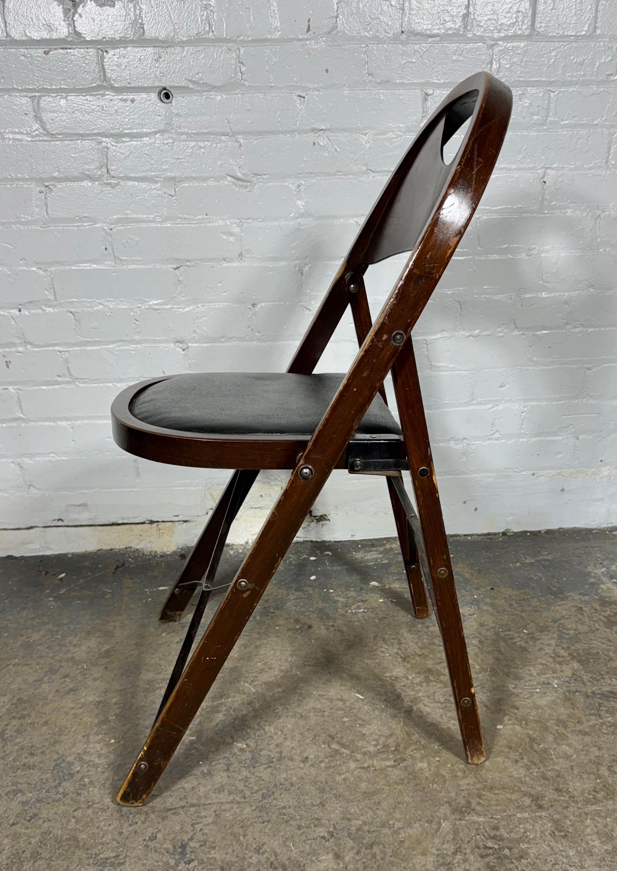 1930’s Louis Rastetter & Sons Solid Kumfort Solid Bent Wood Folding Chairs -,Classic design.. Superior quality and construction,, Extremely comfortable, Approx 30 avail,,(INQUIRE)  Priced per chair,
