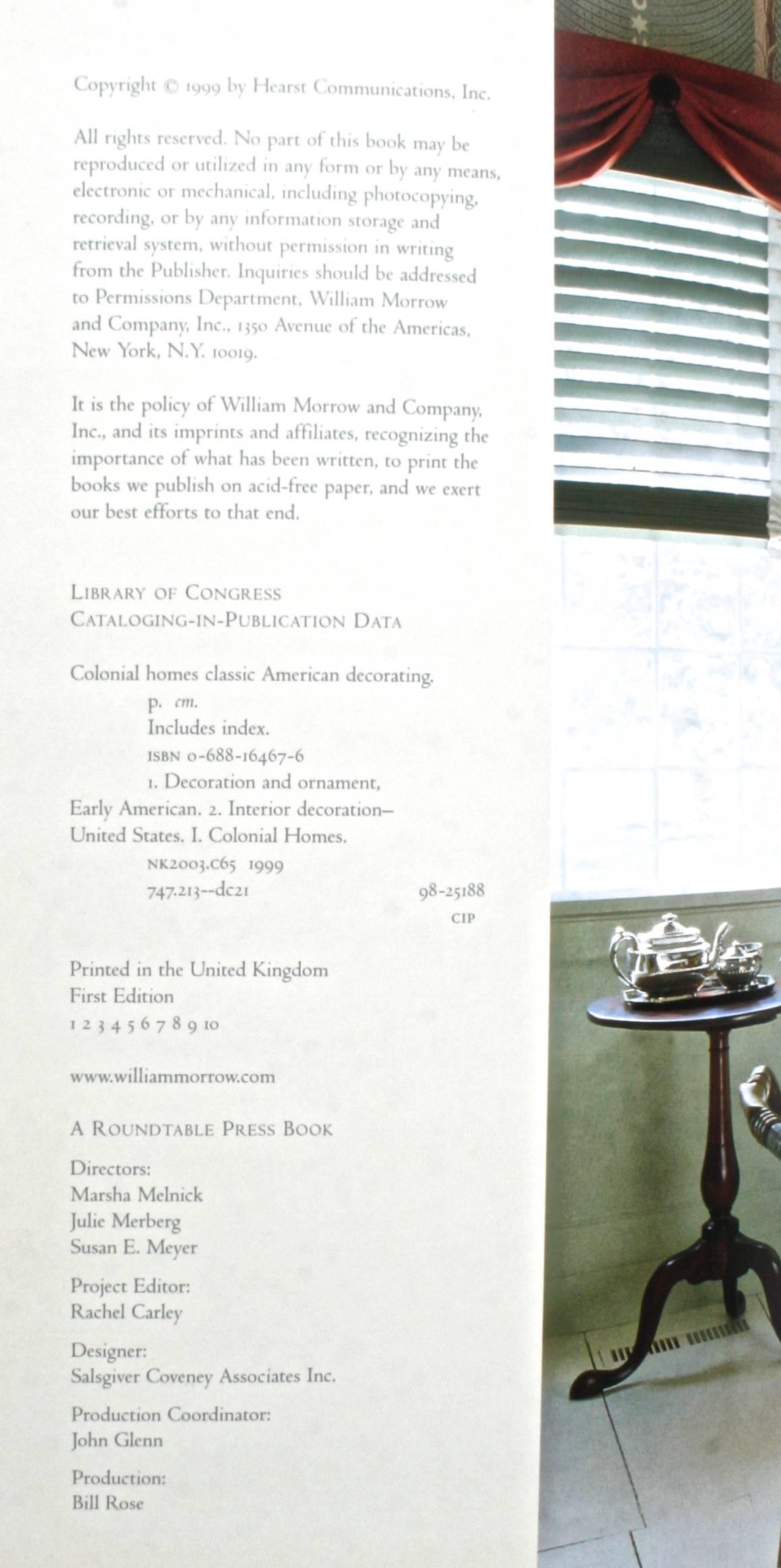 Classic American Decorating by Colonial Homes, First Edition 14