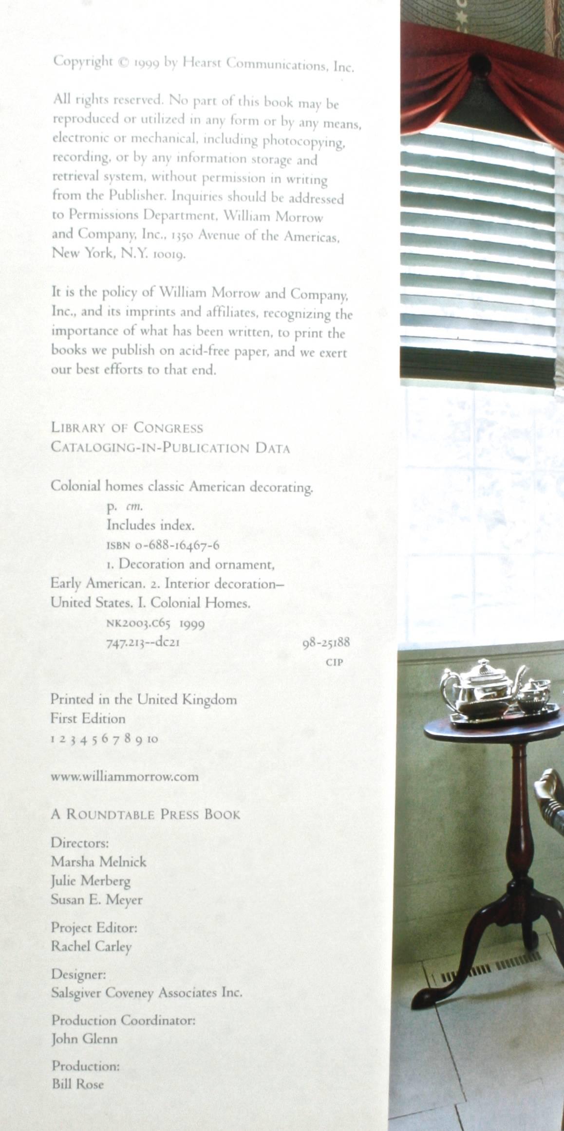 Décoration américaine classique par les maisons coloniales:: première édition 14