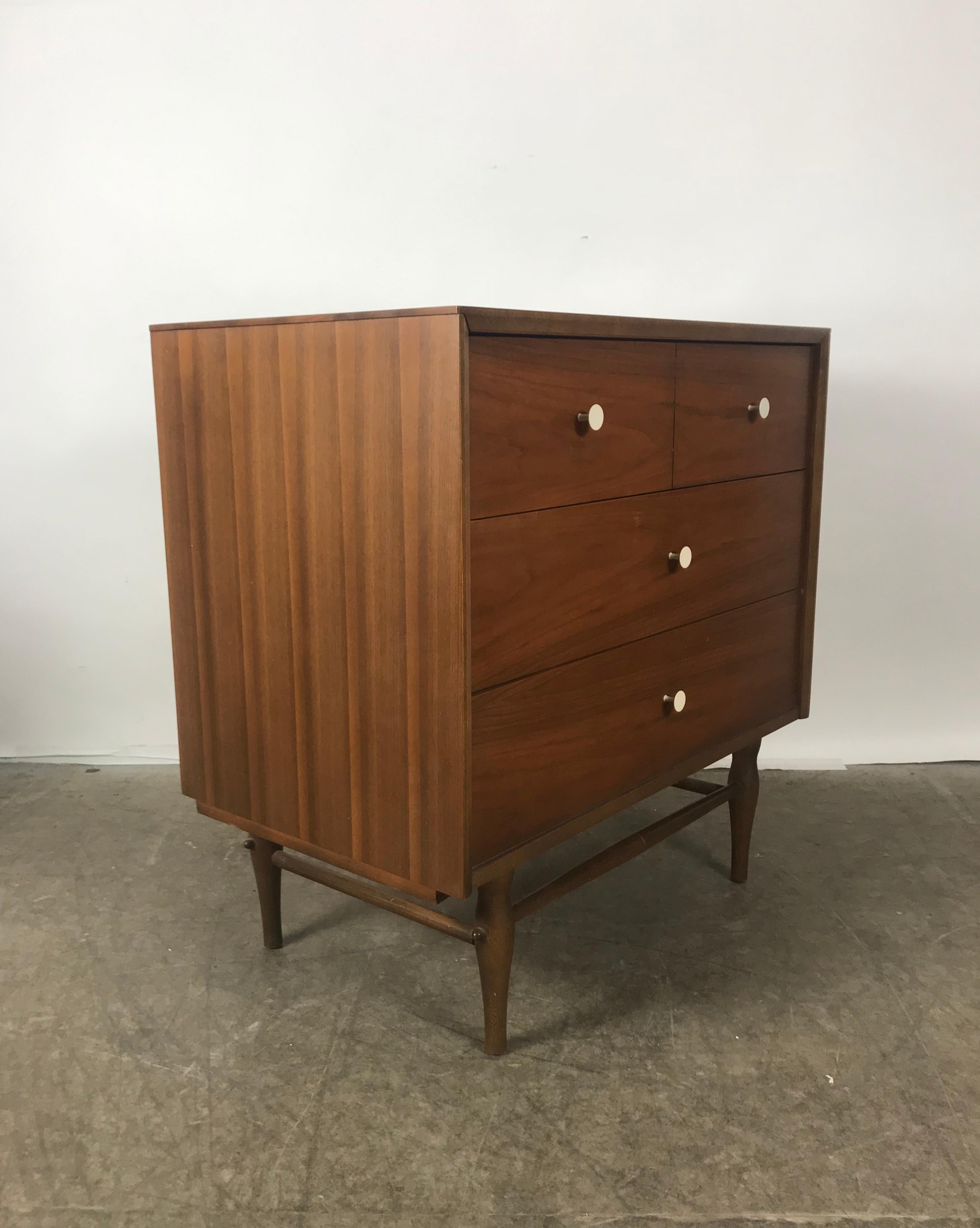 20th Century Classic American Modernist 3-Drawer Chest After George Nelson