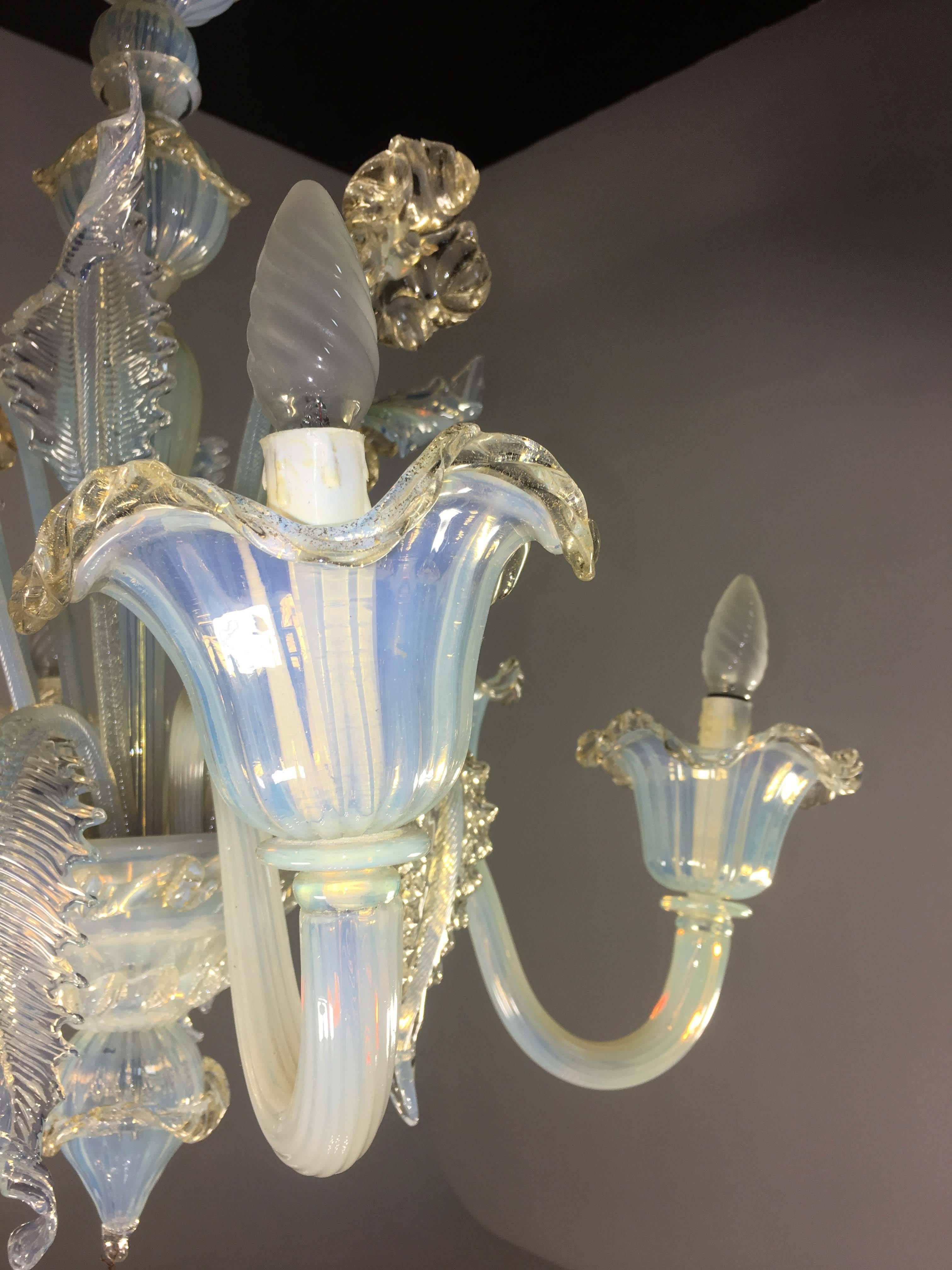 Classic and Spectacular Venetian Chandelier, Murano, 1960 In Excellent Condition In Budapest, HU