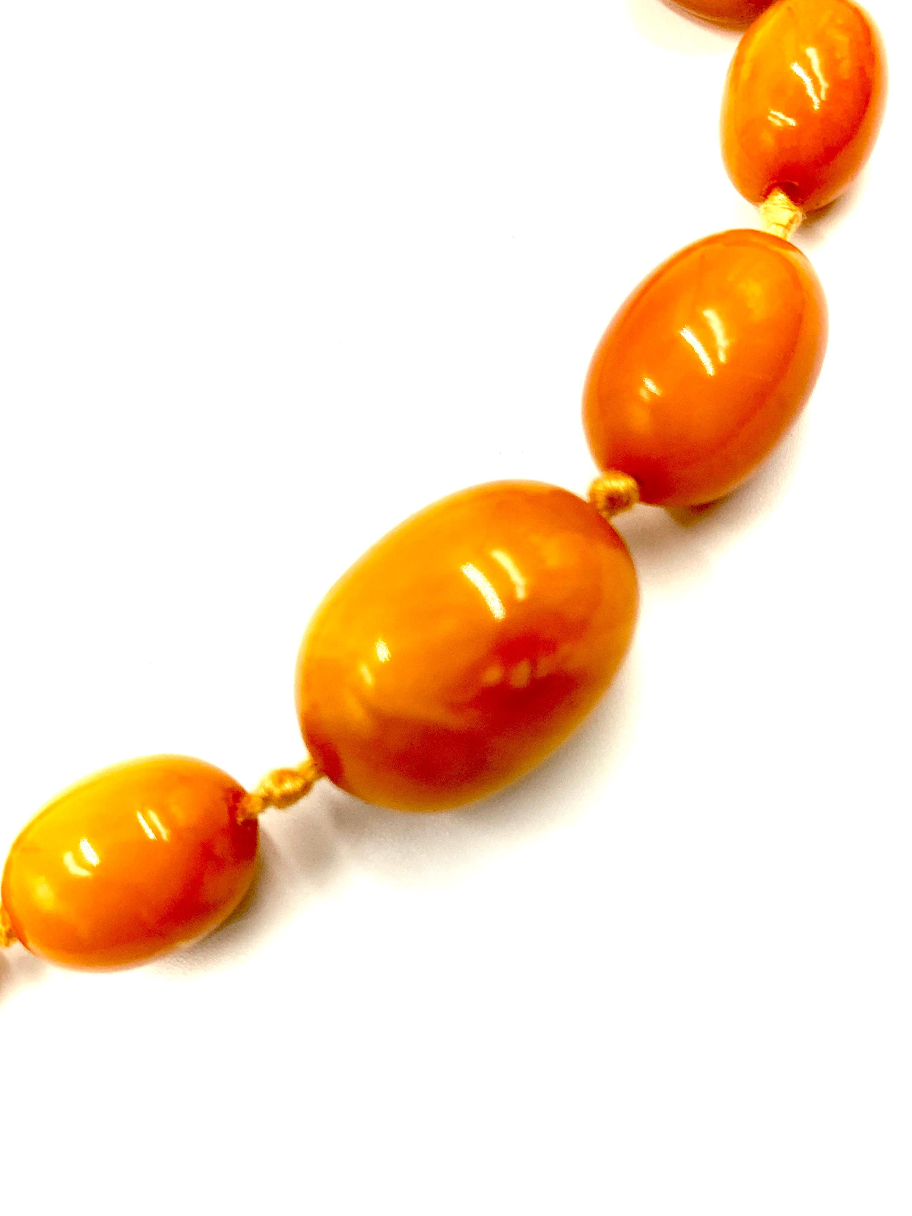 antique amber necklace