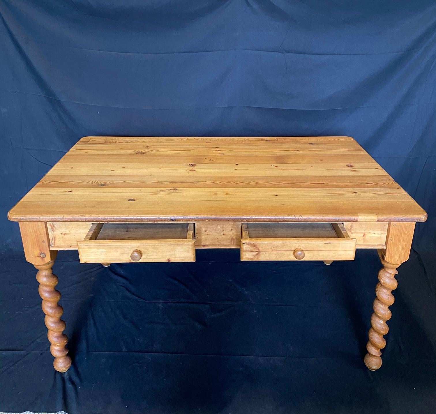 antique english pine table