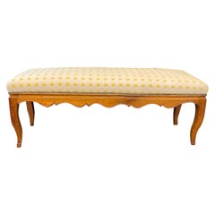 Classic Antique French Louis XV Bench or Ottoman