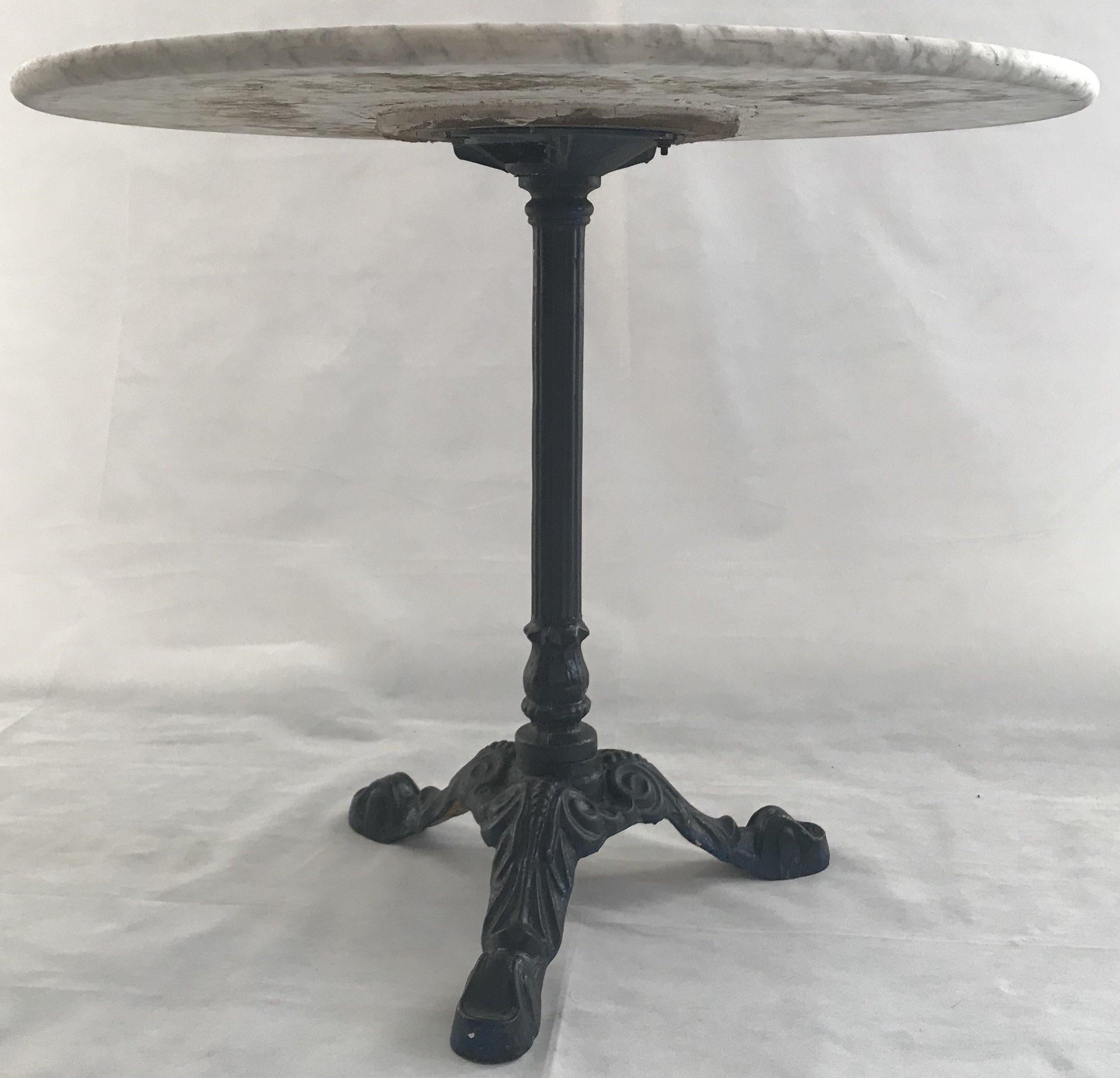 antique cafe table