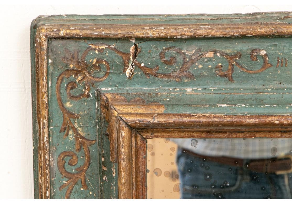 Hand-Painted Classic Antique Venetian Style Painted Mirror