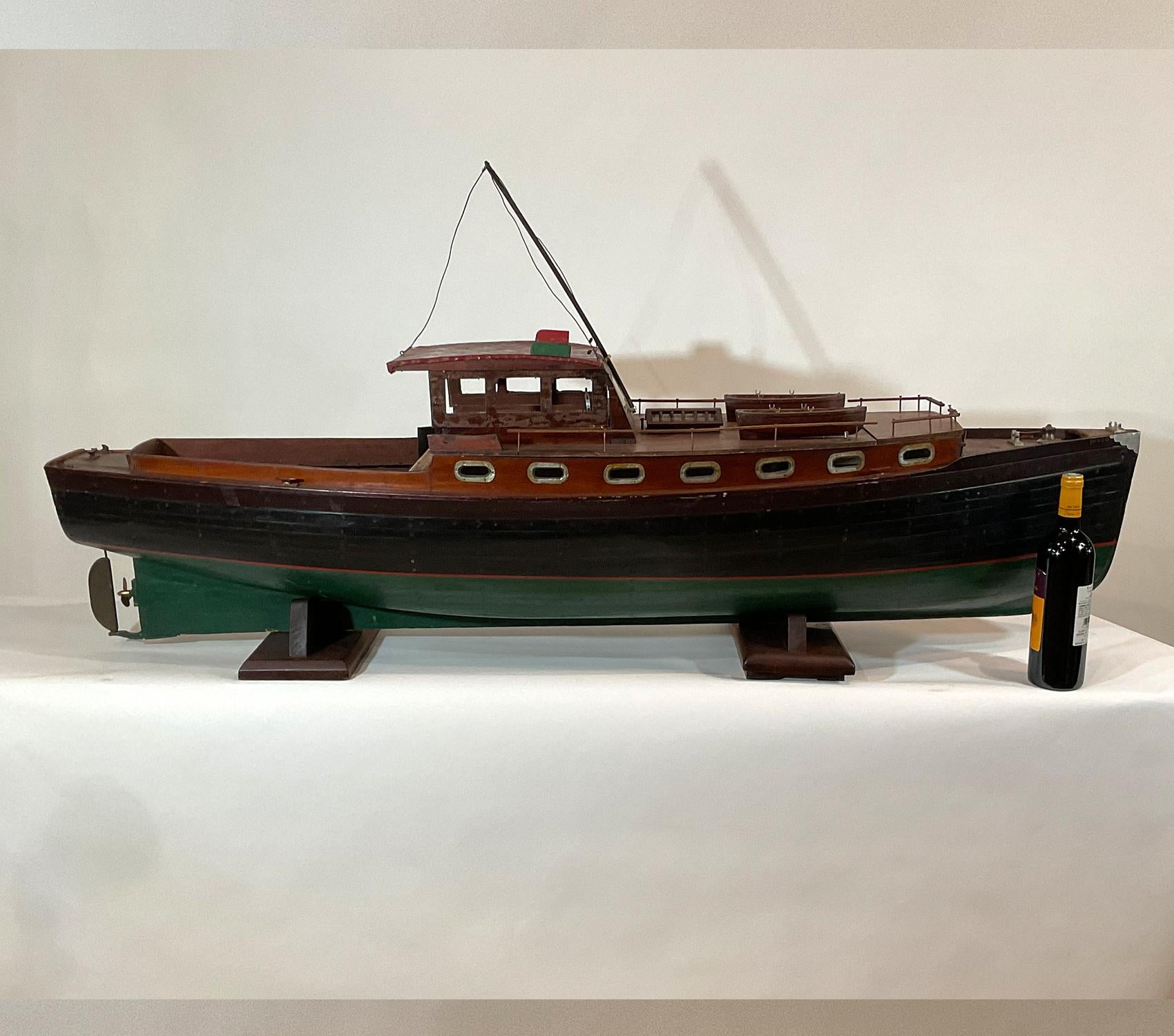 North American Classic Antique Yacht Model For Sale