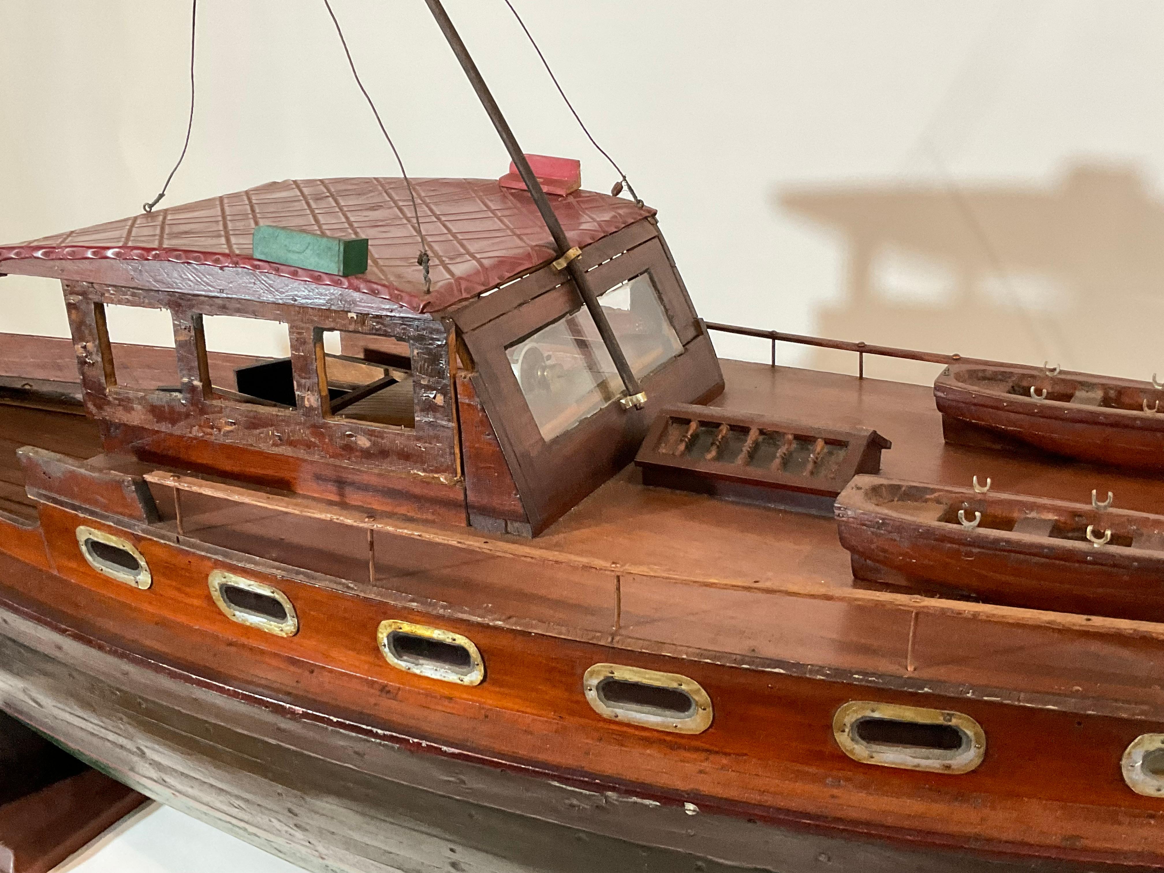 Classic Antique Yacht Model For Sale 1