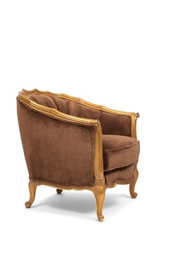 Classic Armchair Louise Philippe Style Inspired, Hand Carved Fully Made in Italy