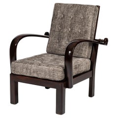 Classic armchair, so-called Canadian, Art Deco 1920s, Czech