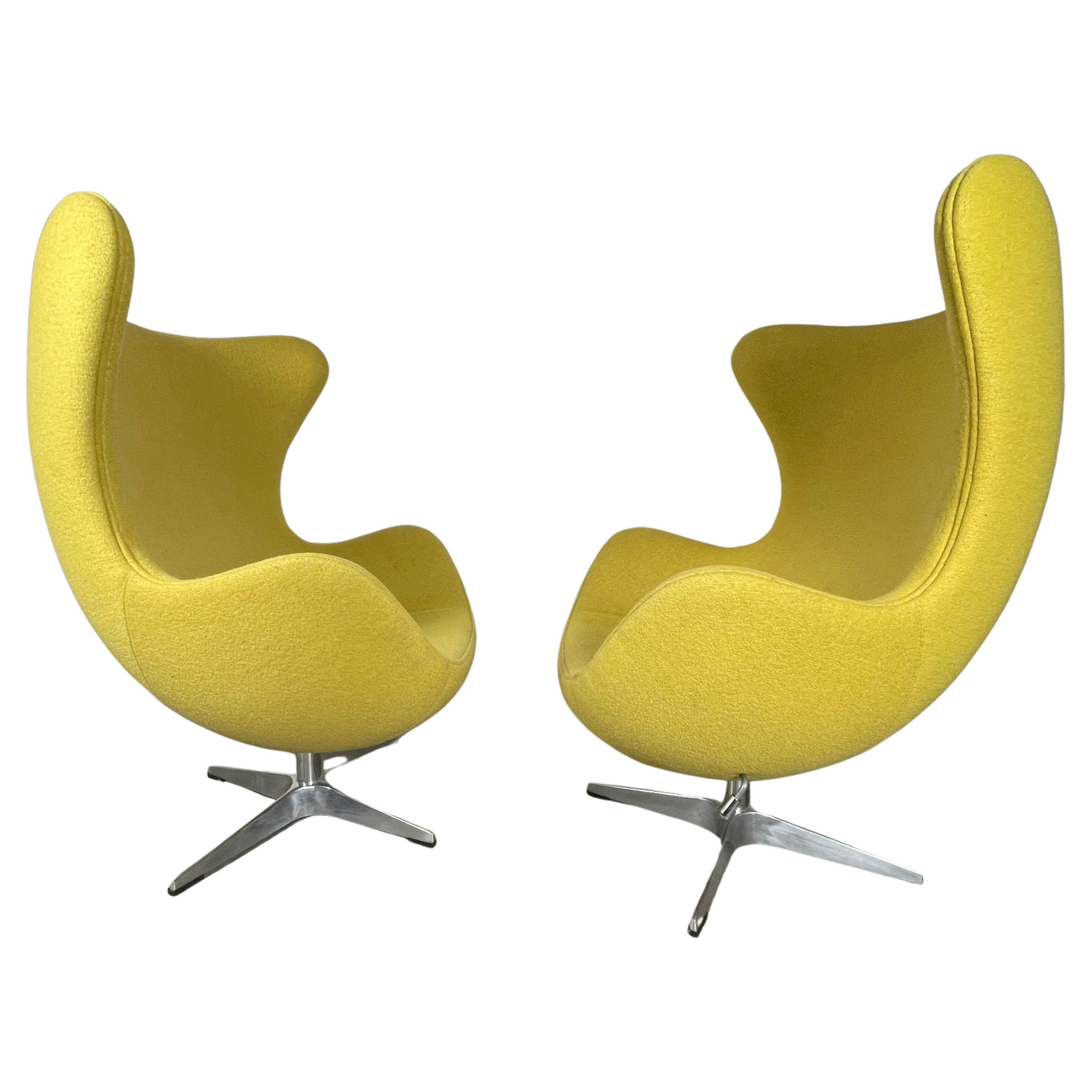 Classic Arne Jacobsen Style "Egg" Chair, , Tilt / Swivel Lounge Chair, , 4 Avail