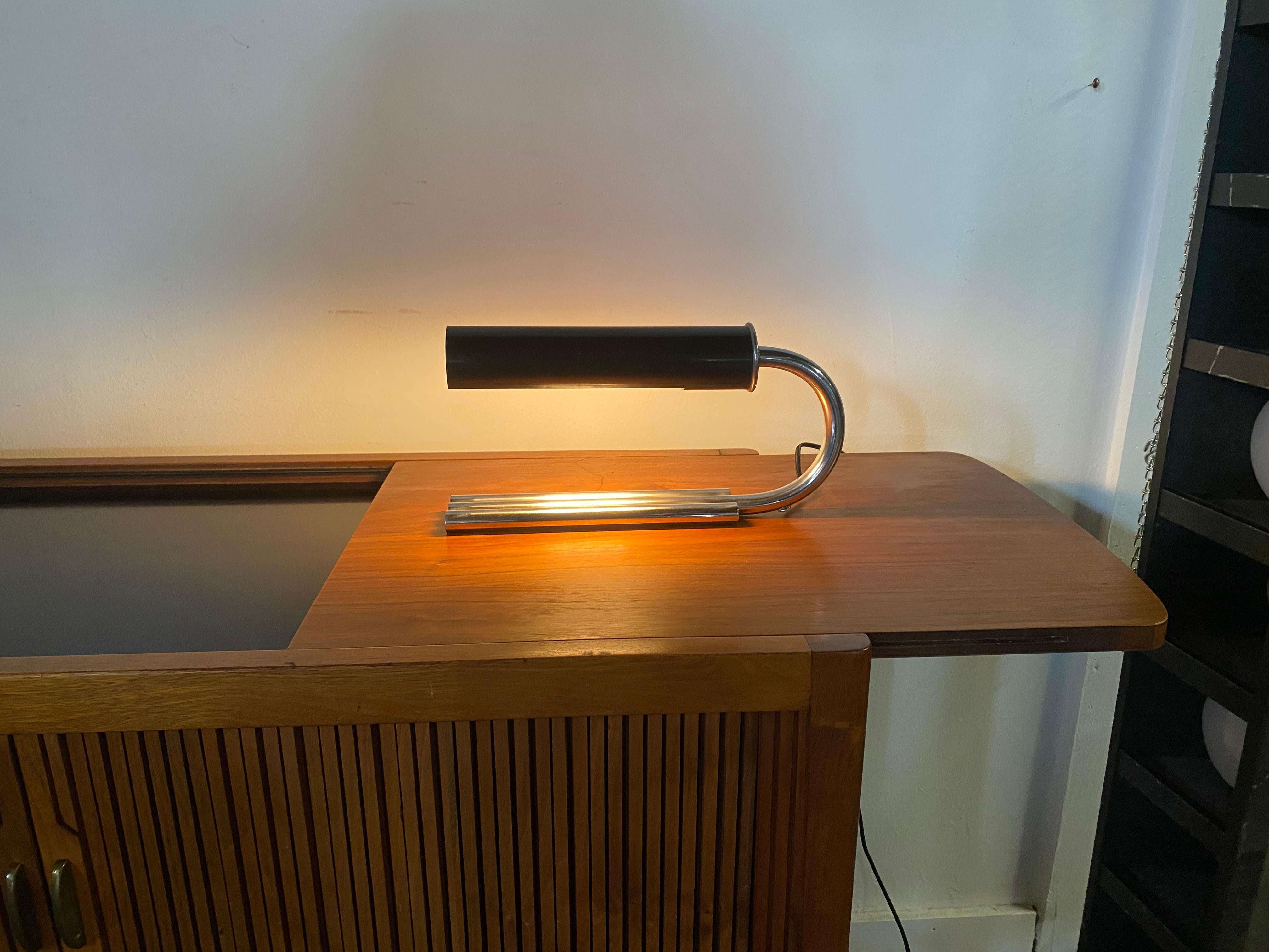 Classic Art Deco / Machine Age Desk Lamp by Gilbert Rohde 4