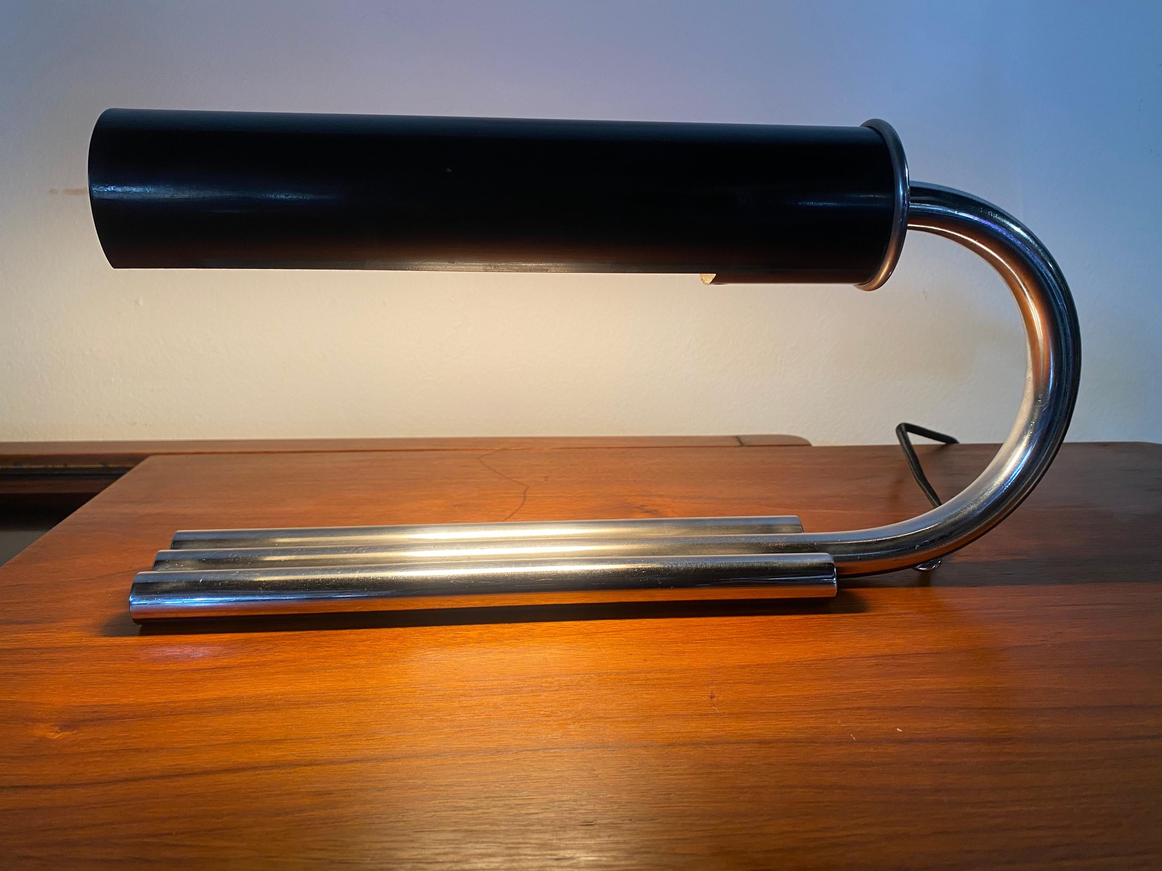 Classic Art Deco / Machine Age Desk Lamp by Gilbert Rohde 5