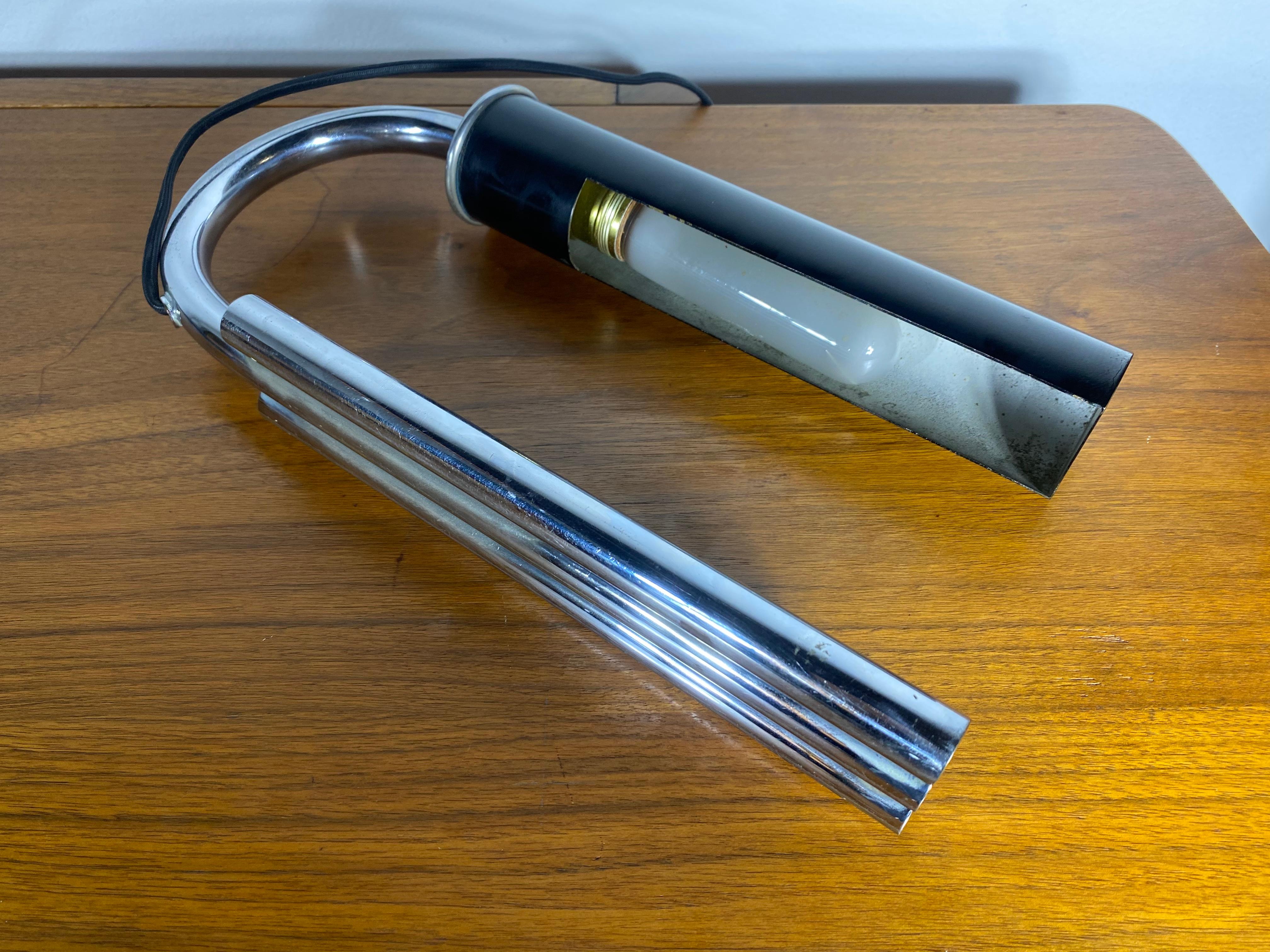 Lacquered Classic Art Deco / Machine Age Desk Lamp by Gilbert Rohde