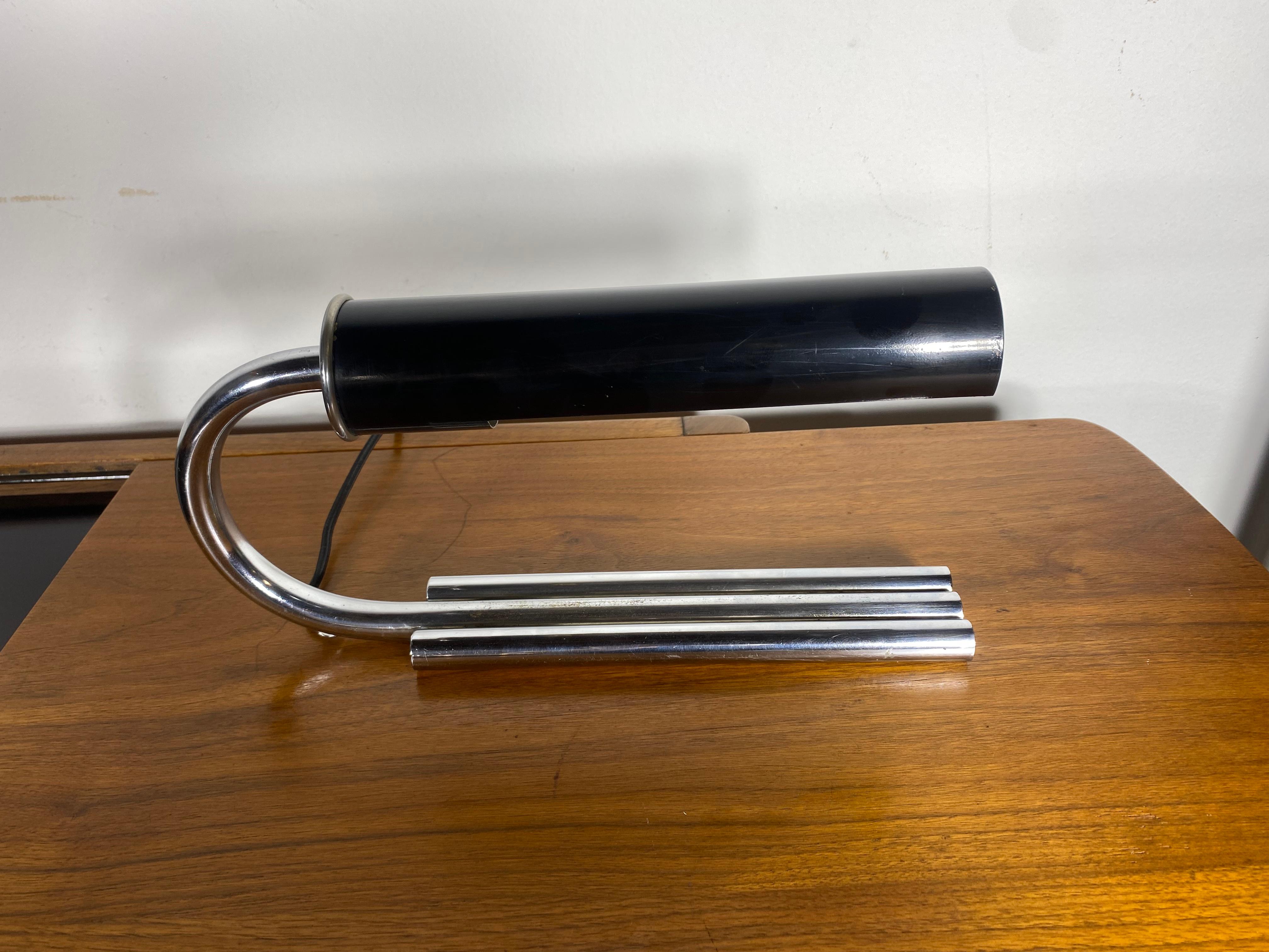 Classic Art Deco / Machine Age Desk Lamp by Gilbert Rohde In Good Condition In Buffalo, NY