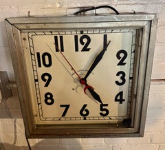 Orologio classico Art Deco al neon...