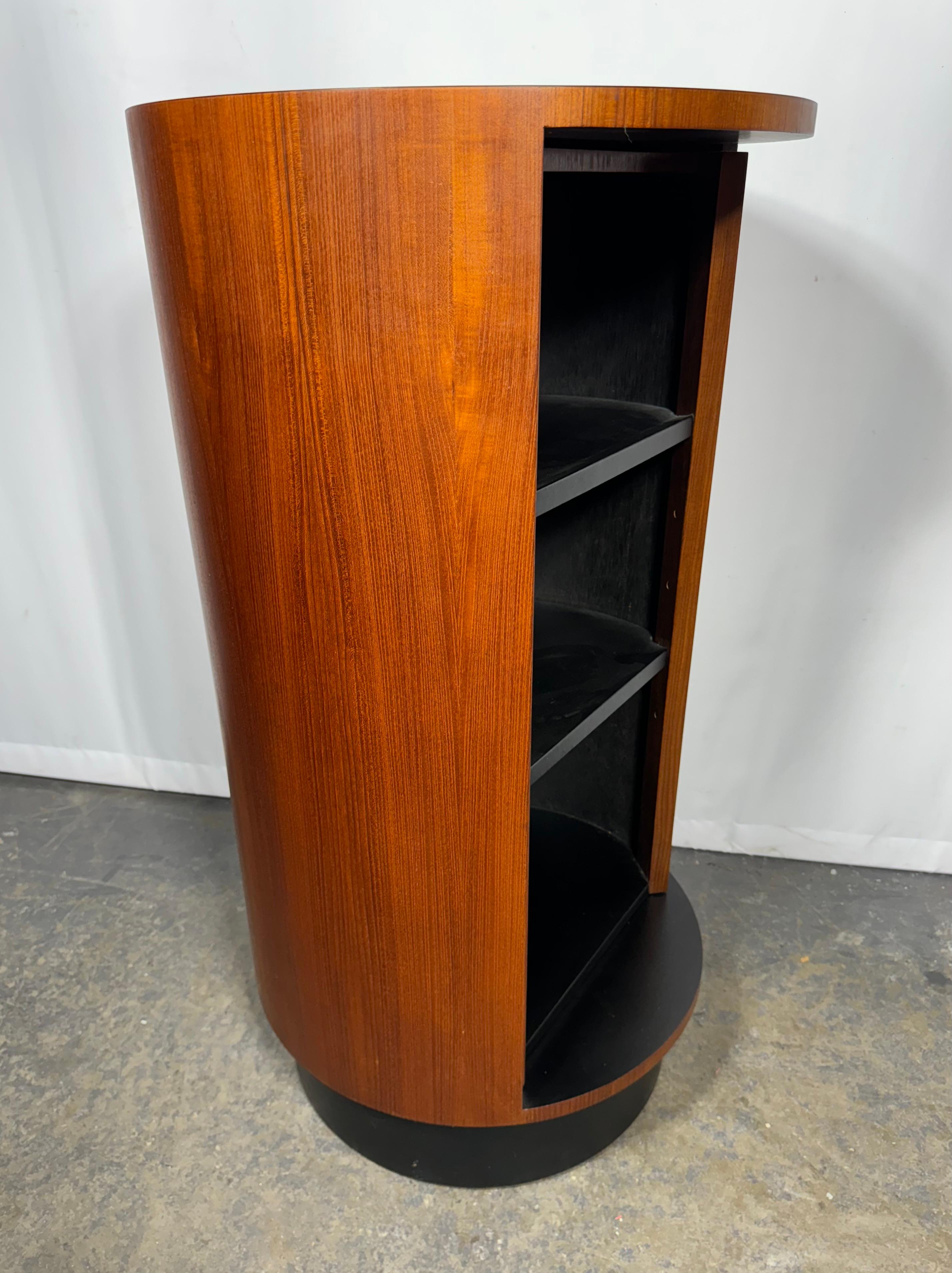 Painted Classic Art Deco Style, 1960-1970s Teak 