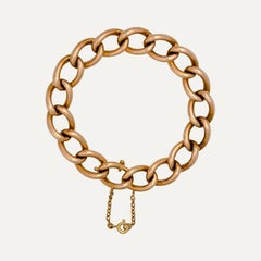 Vintage 19,2kt Rose Gold artikuliert poliert Mesh-Armband