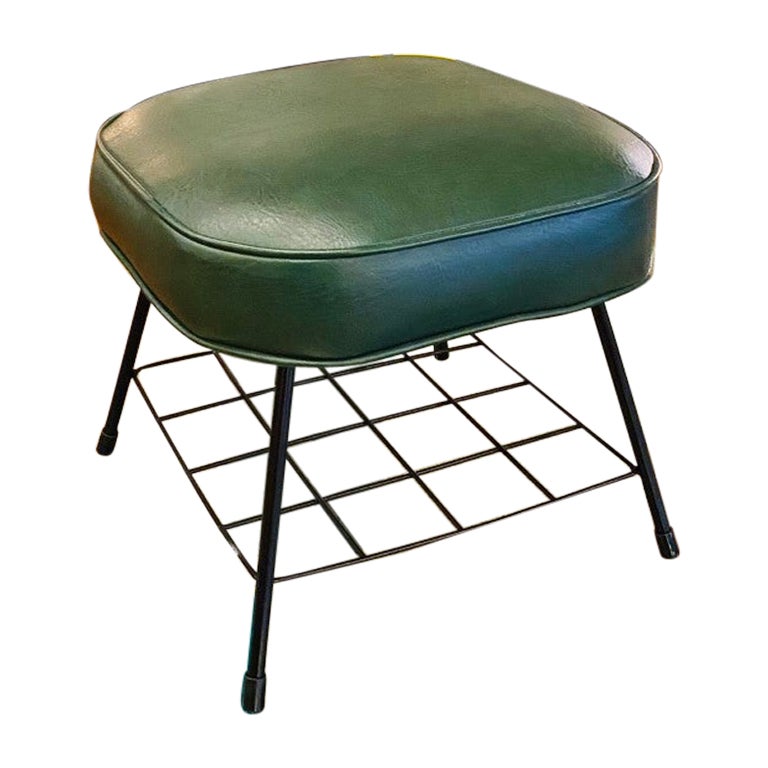 Classic Atomic Mid-Century Foot Stool