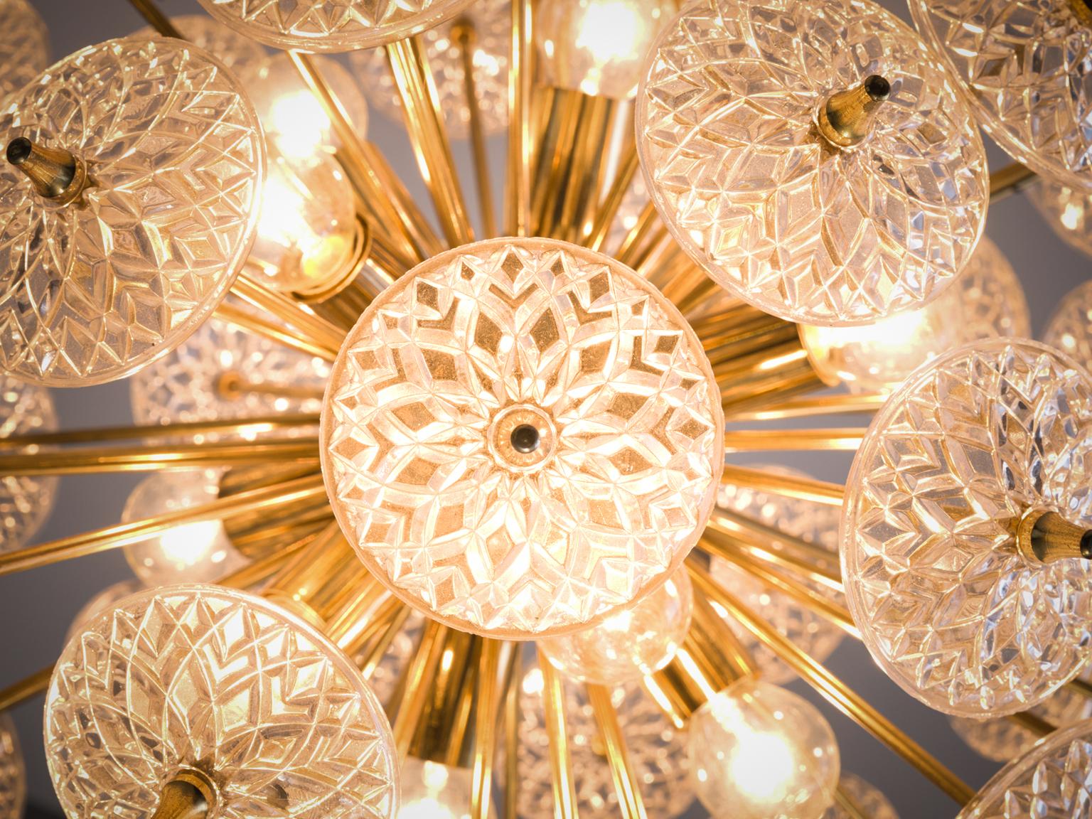 Brass Classic Austrian Roset Sputnik