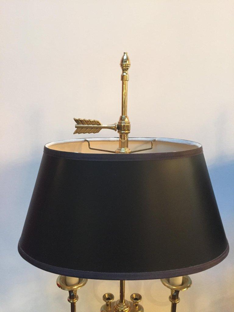 Classic Baldwin Brass TwoArm French Horn Style Table Lamp at 1stDibs