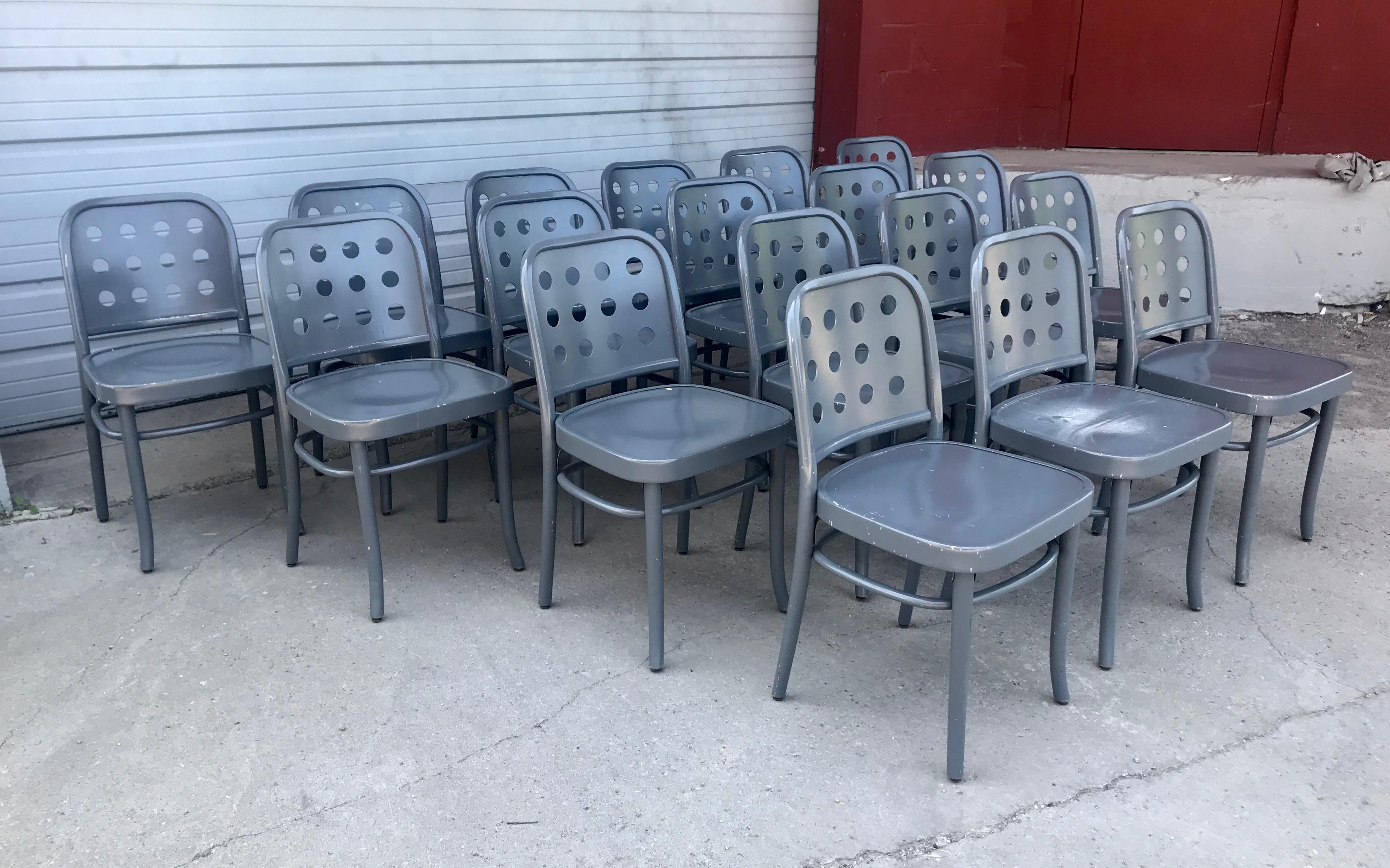Lacquered Classic Bauhaus Side Chairs 6010 Designed by Josef Hoffmann/ Oswald Haerdtl