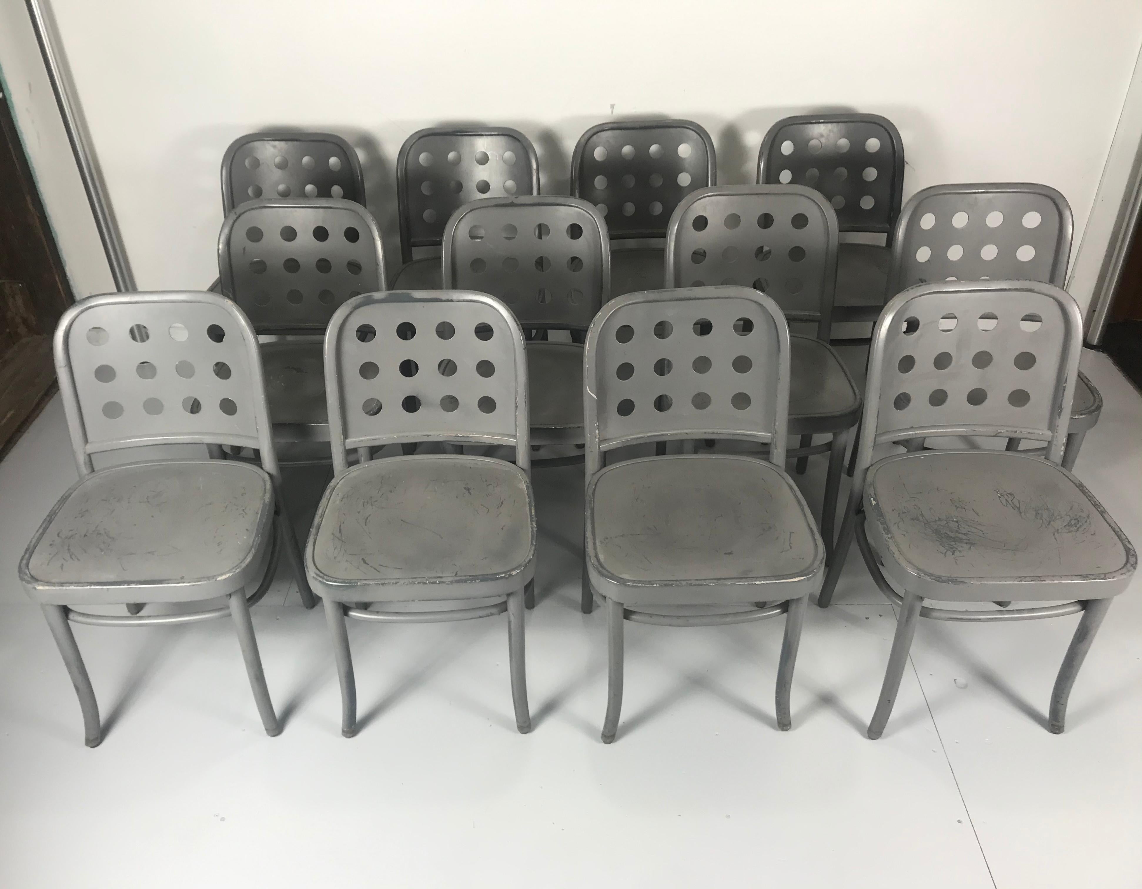 Polish Classic Bauhaus Side Chairs 6010 Designed by Josef Hoffmann/ Oswald Haerdtl