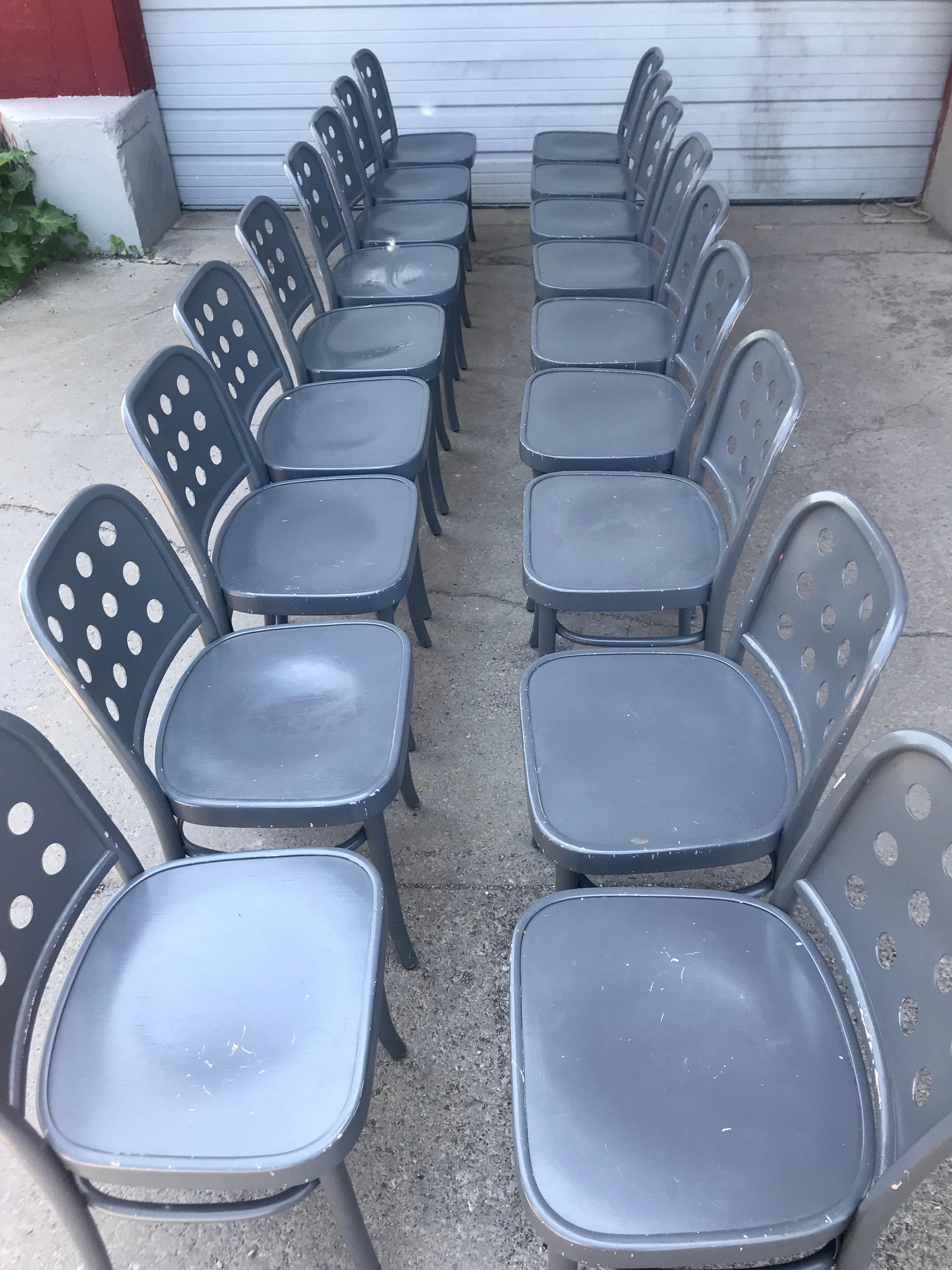 Late 20th Century Classic Bauhaus Side Chairs 6010 Designed by Josef Hoffmann/ Oswald Haerdtl