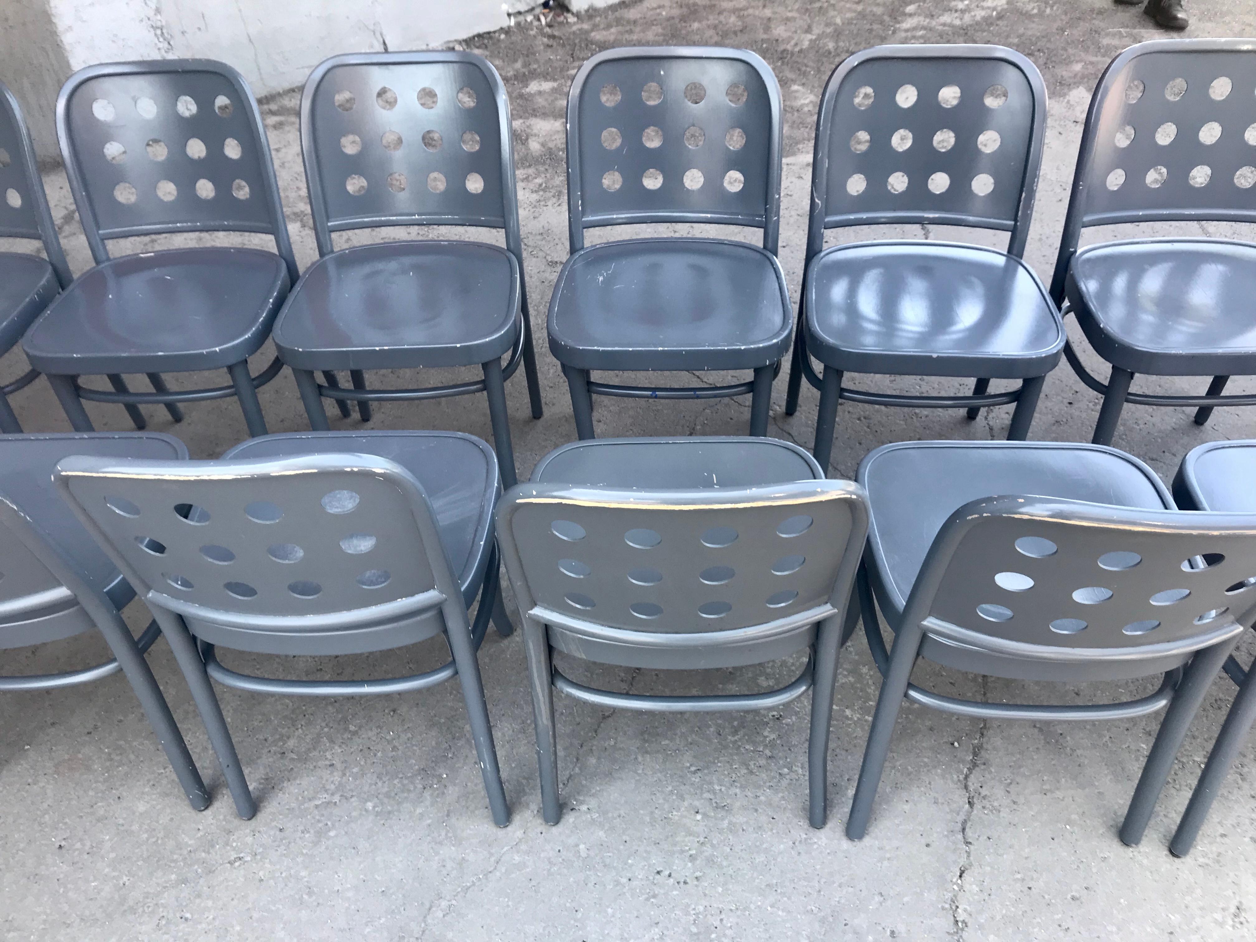 Classic Bauhaus Side Chairs 6010 Designed by Josef Hoffmann/ Oswald Haerdtl 1