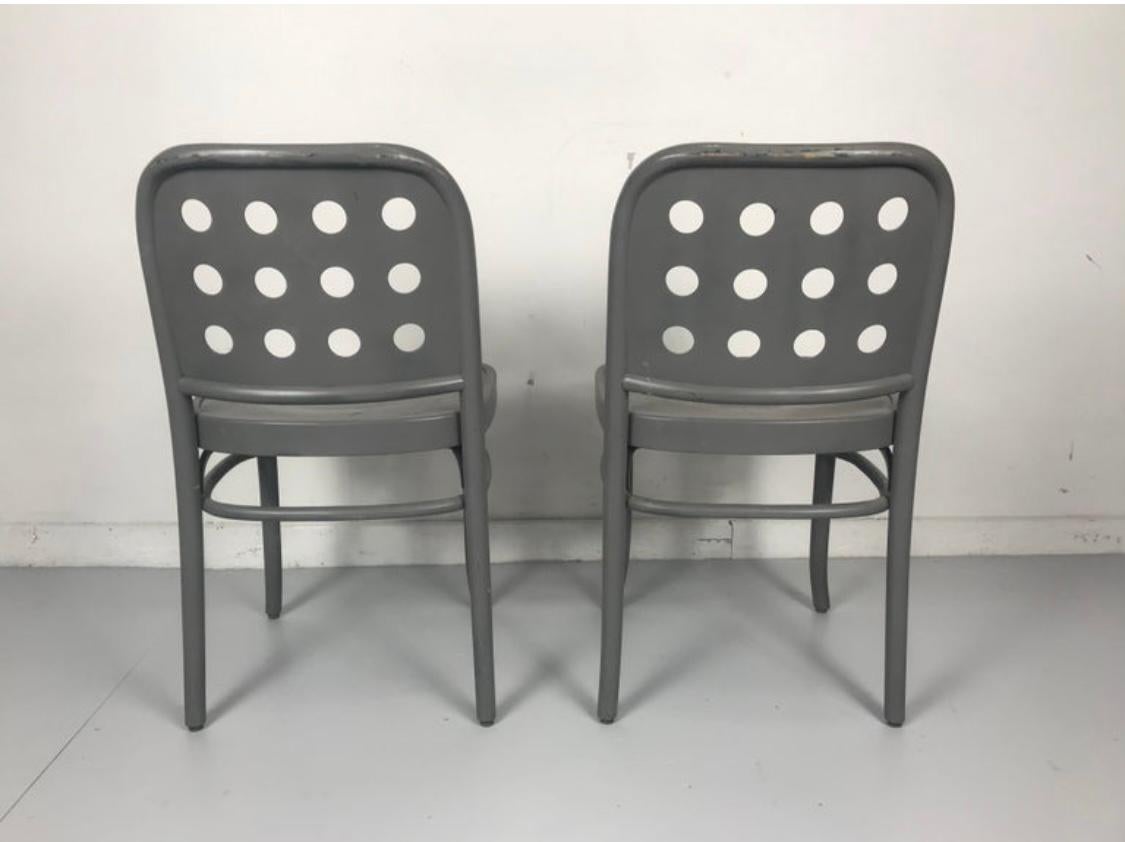 Classic Bauhaus Side Chairs 6010 Designed by Josef Hoffmann/ Oswald Haerdtl 1
